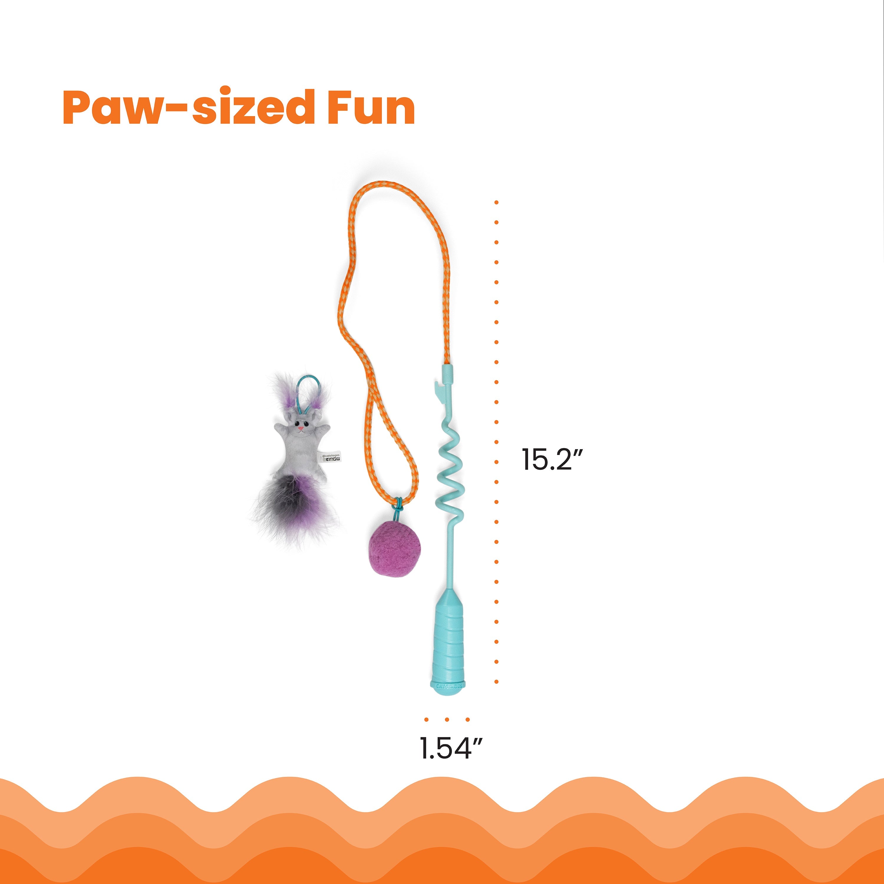 Cat-Apult Spring Wand