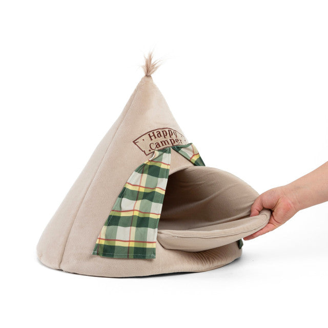 Best Friends by Sheri Wheat Meow Hut Happy Camper Cat Bed