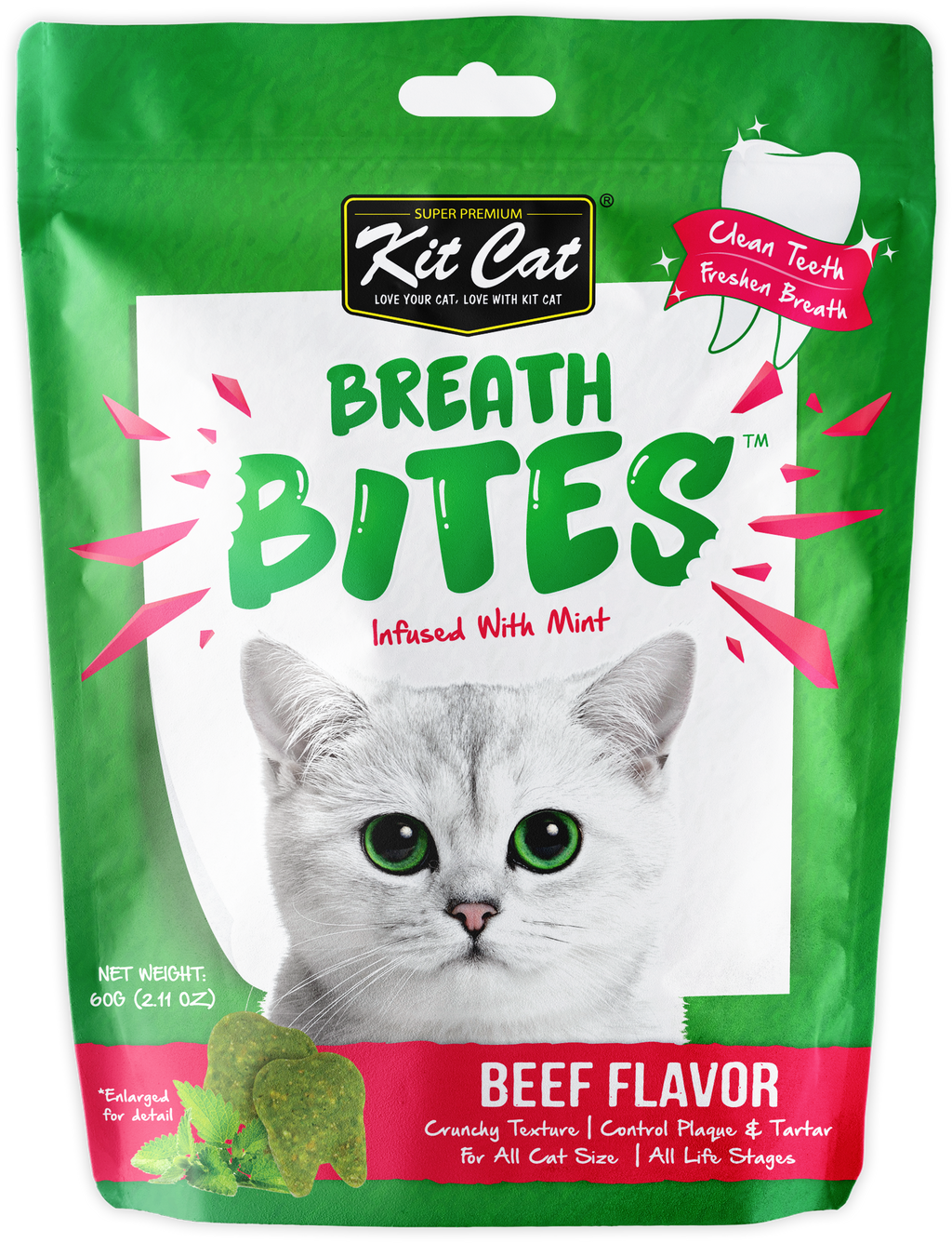 Kit Cat BreathBites Bulk Deal (60g x 12 packs)