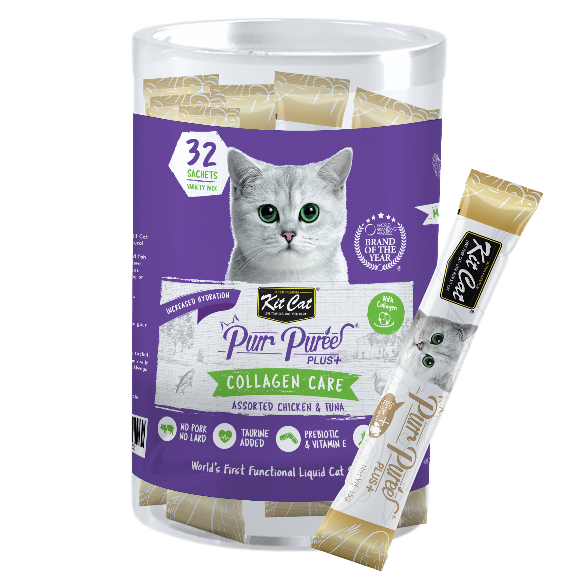 Purr Puree Plus+ Single Sachets (15g)
