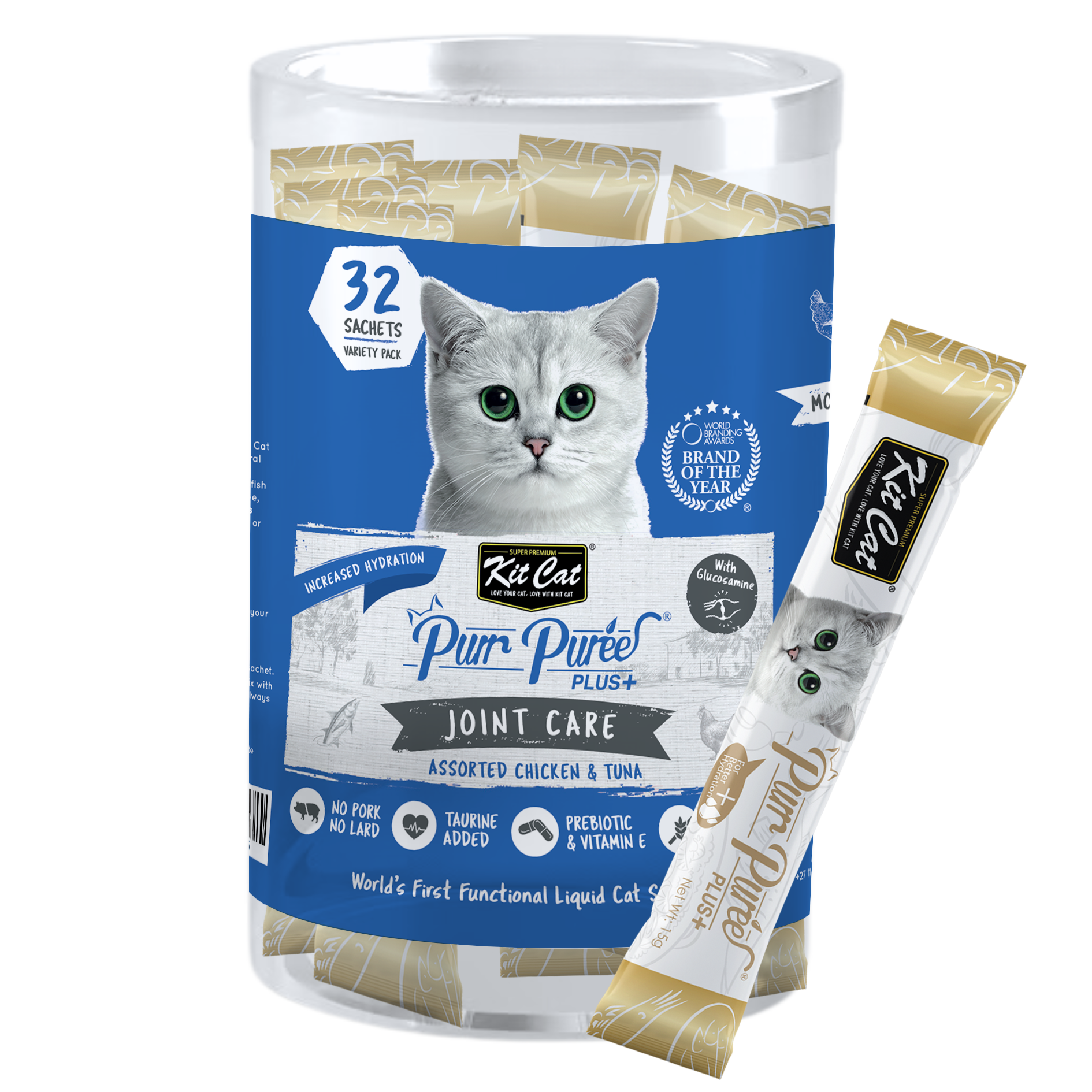 Purr Puree Plus+ Single Sachets (15g)