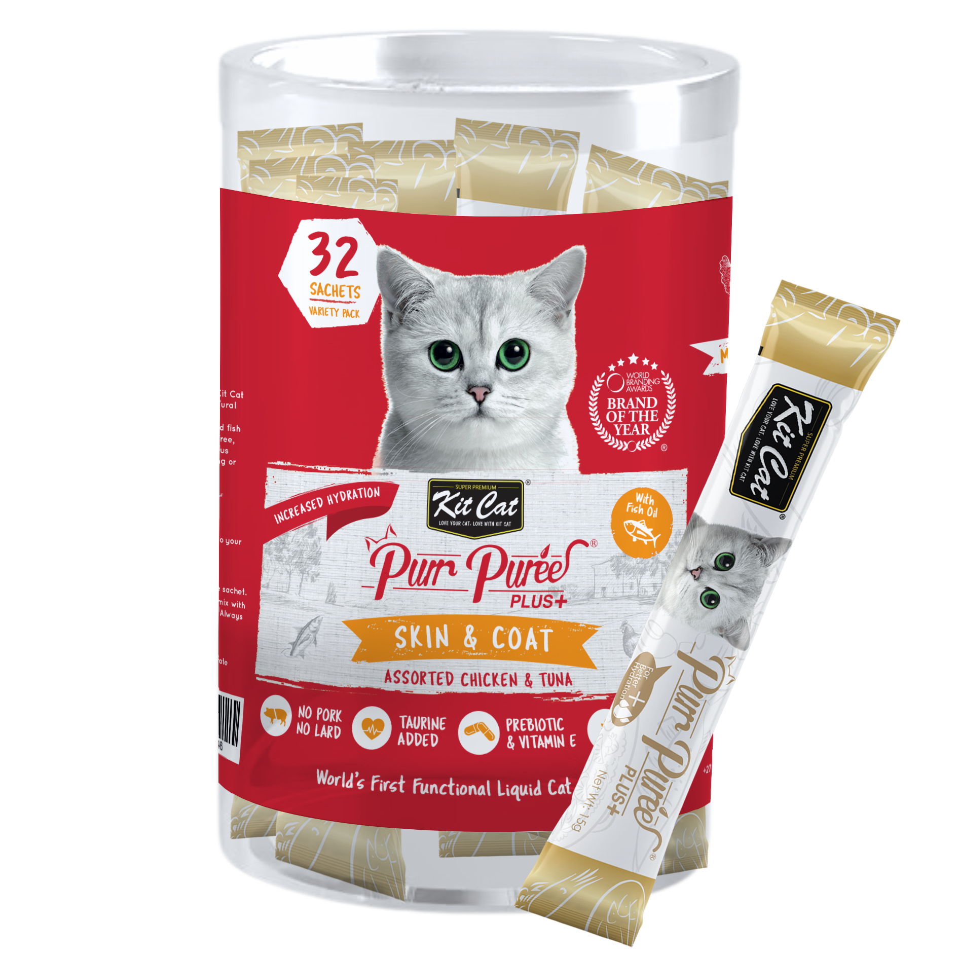 Purr Puree Plus+ Single Sachets (15g)