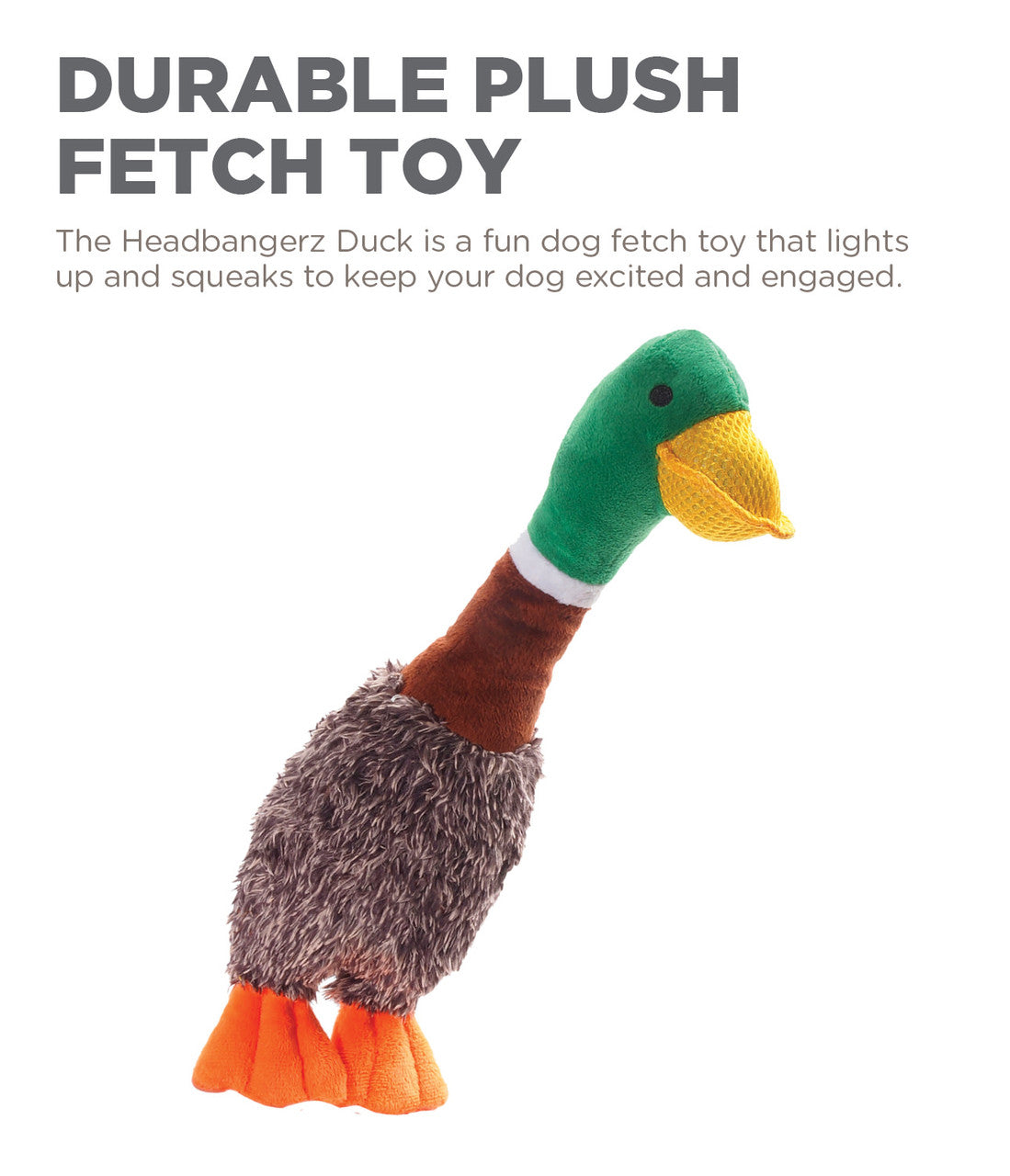 CPD009_Charming Pet_Head Bangerz Duck