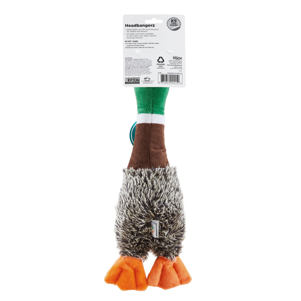 CPD009_Charming Pet_Head Bangerz Duck