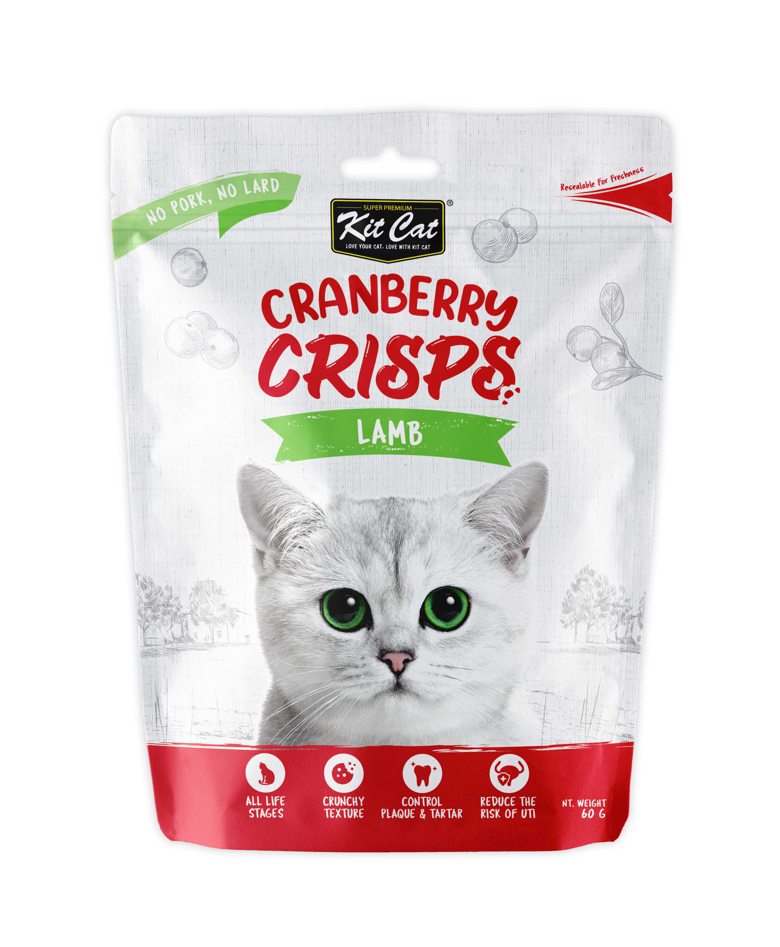 Kit Cat Cranberry Crisps (60g)