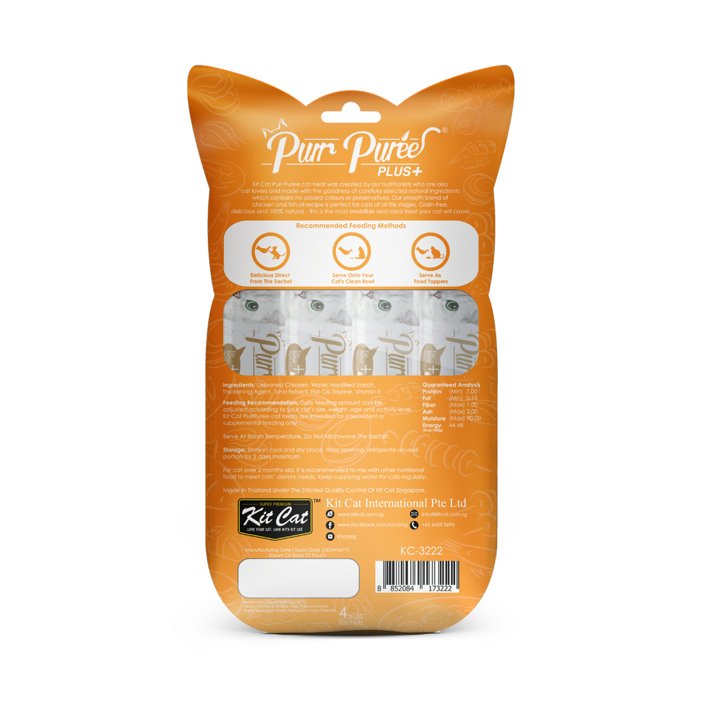 Purr Puree Plus+ (4 x 15g)
