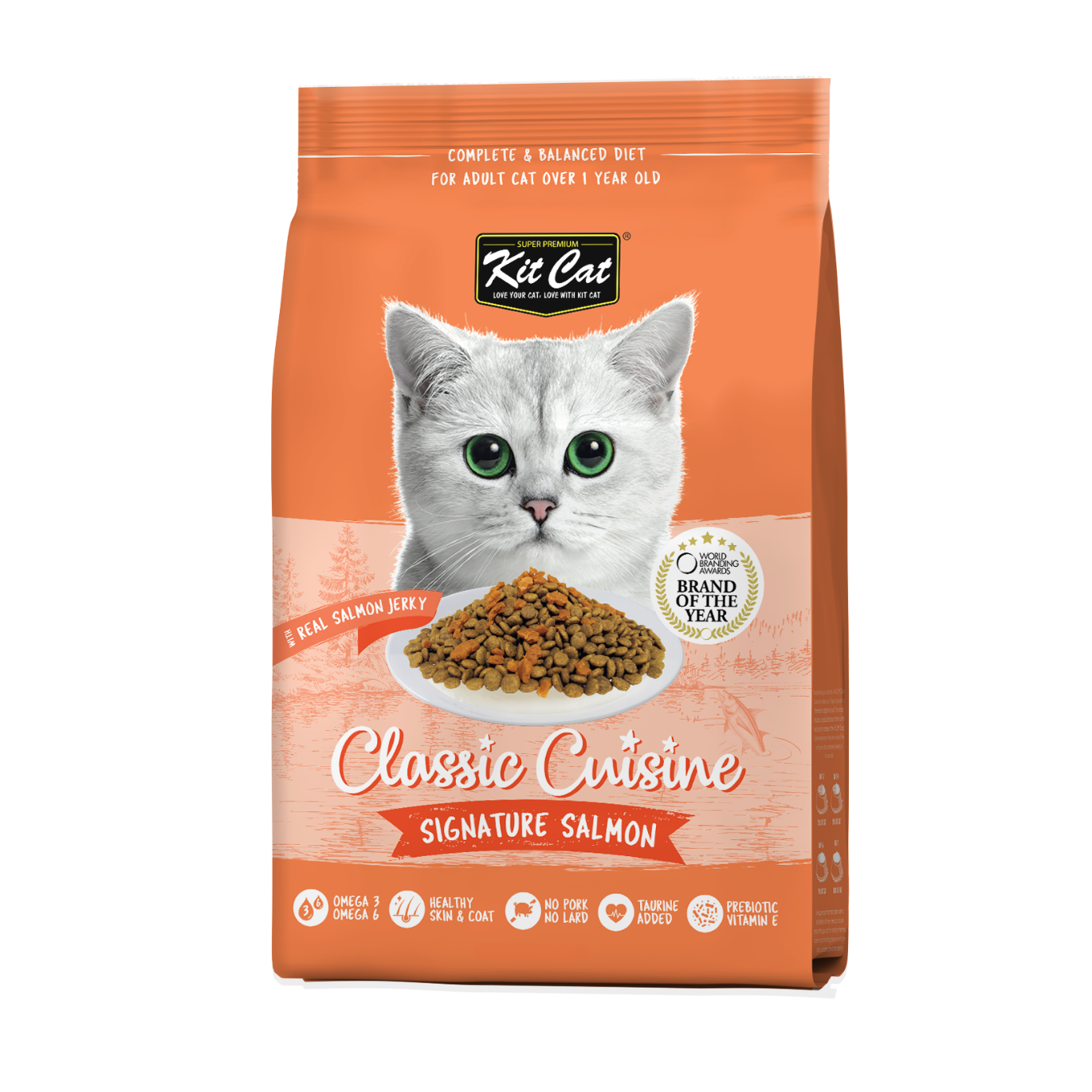 Kit Cat Classic Cuisine 1.2kg + 2 Free Tins