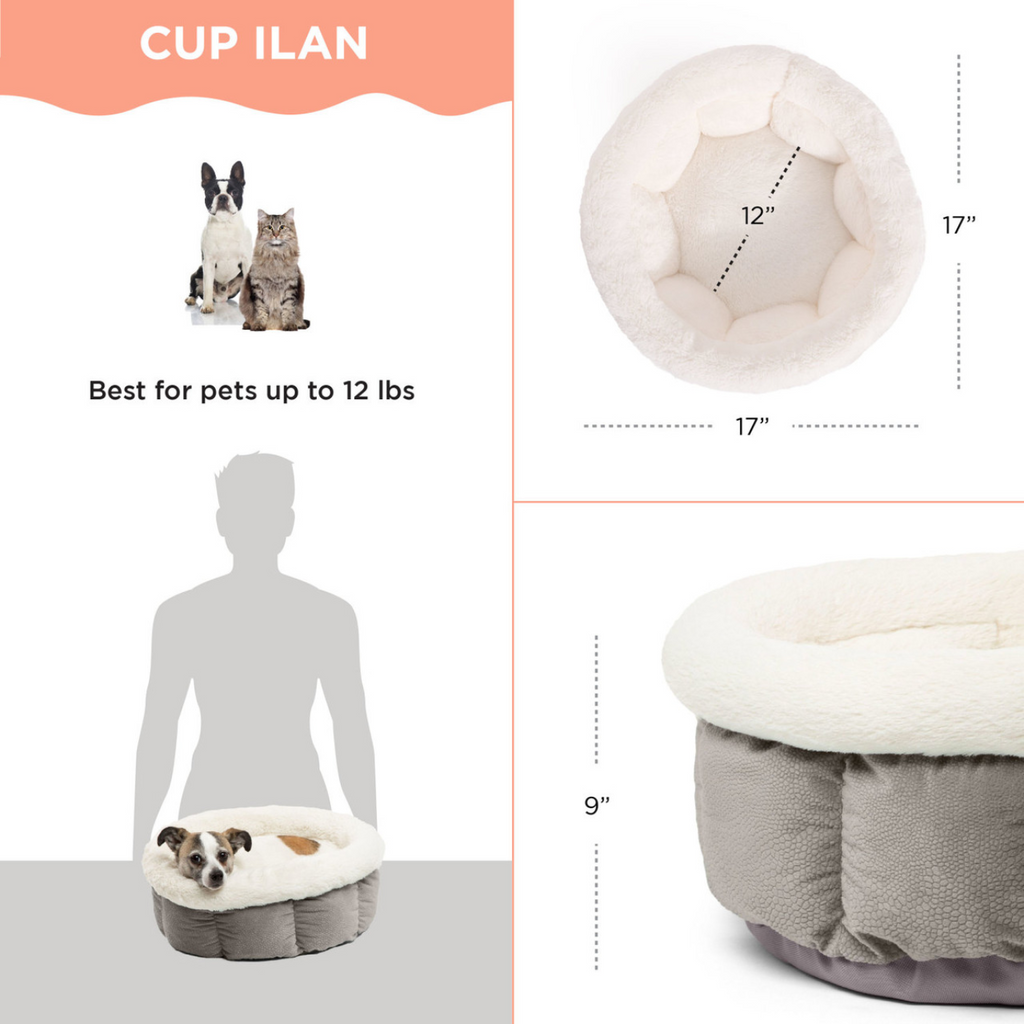 Best Friends by Sheri Cuddle Cup Ilan Dog & Cat Bed