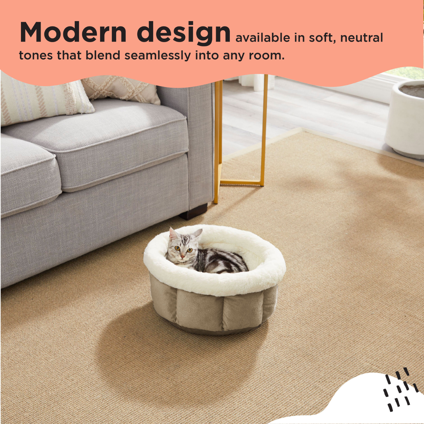 Best Friends by Sheri Cuddle Cup Ilan Dog & Cat Bed