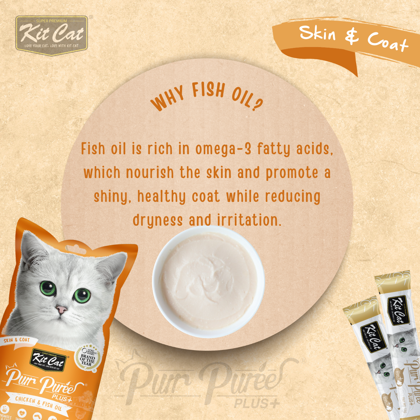 Purr Puree Plus+ (4 x 15g)