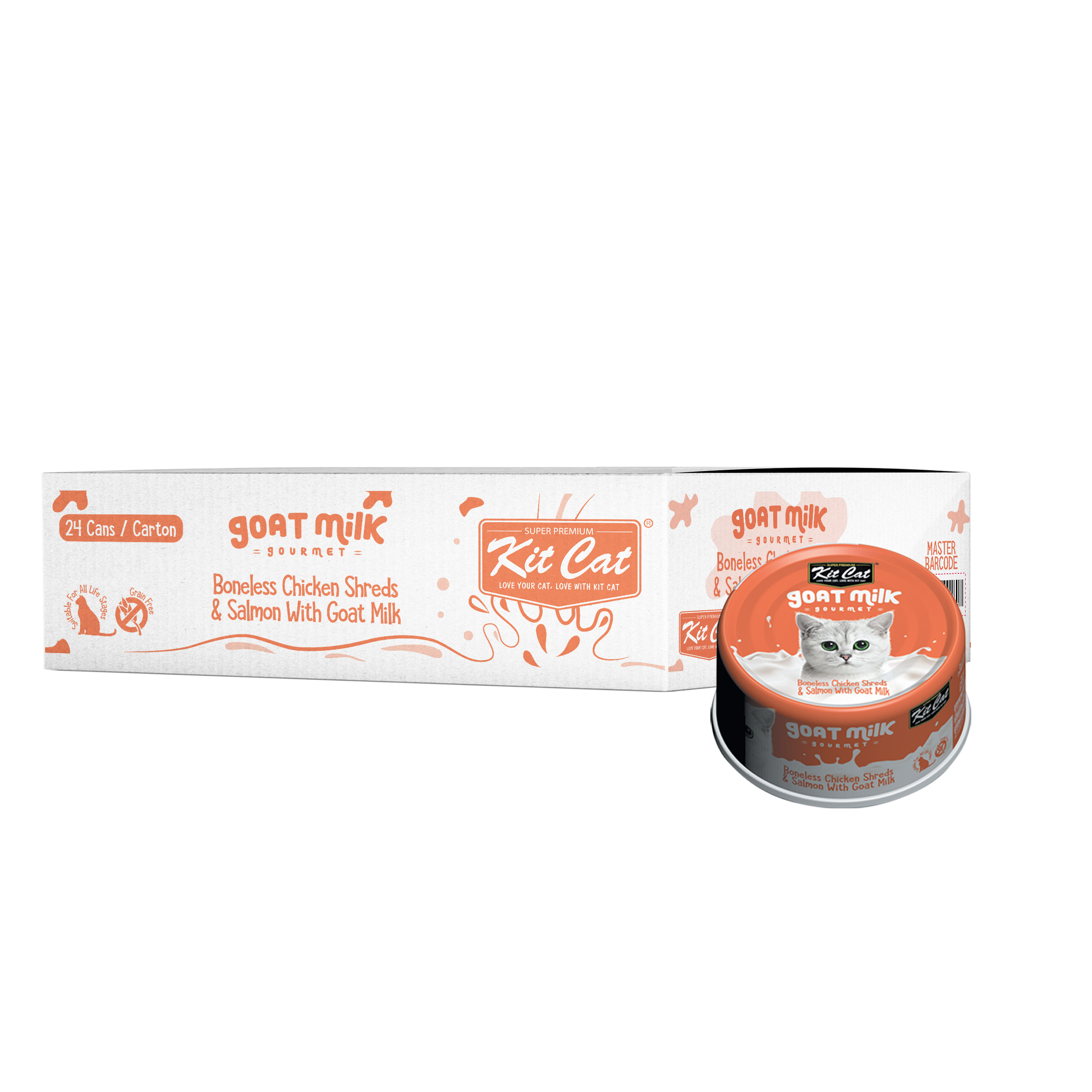 Kit Cat Goat's Milk Gourmet Bulk Deal (70g x 24 tins)
