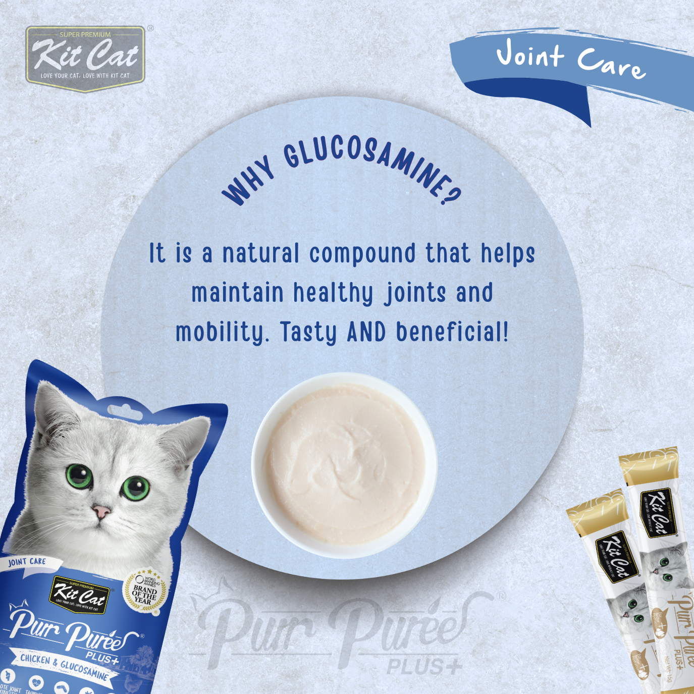 Purr Puree Plus+ (4 x 15g)