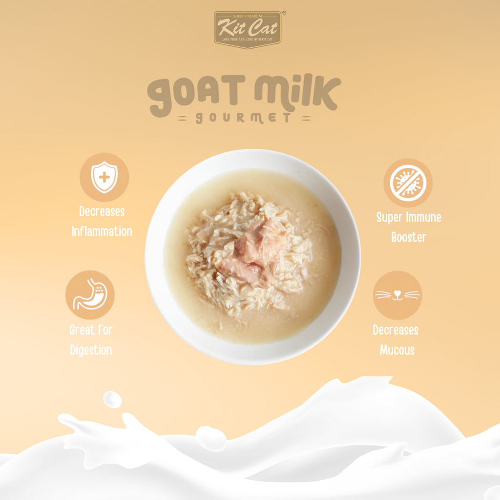 Kit Cat Goat's Milk Gourmet Bulk Deal (70g x 24 tins)