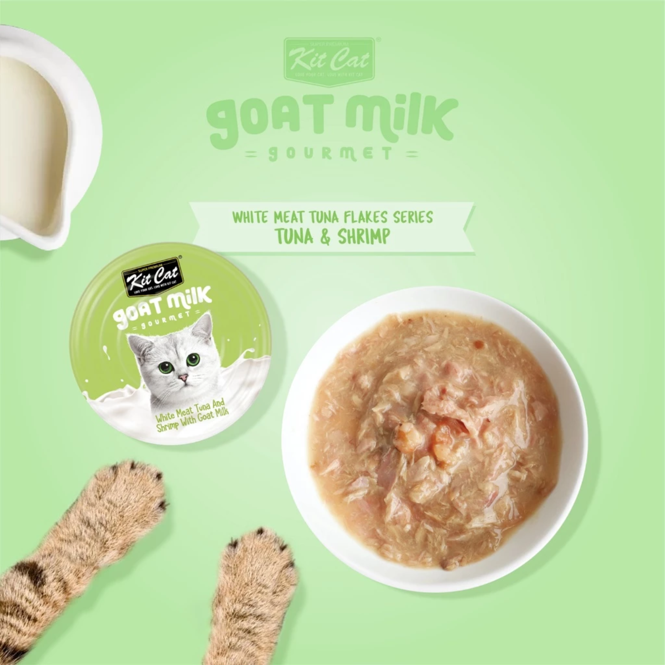 Kit Cat Goat's Milk Gourmet Bulk Deal (70g x 24 tins)