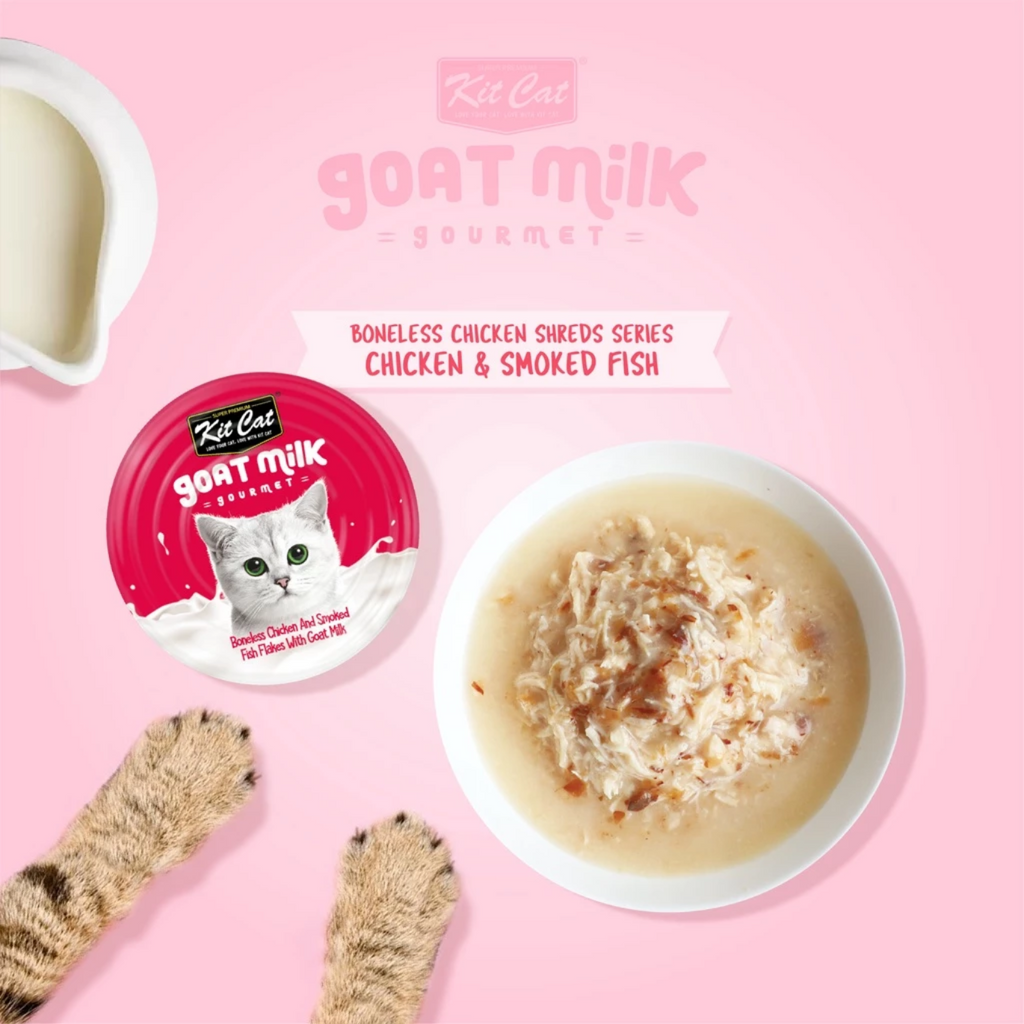 Kit Cat Goat's Milk Gourmet Bulk Deal (70g x 24 tins)