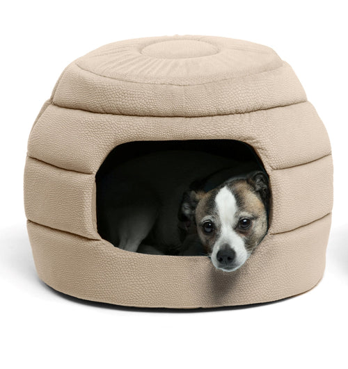 Best Friends by Sheri Honeycomb Ilan Hut Cuddler Dog & Cat Bed