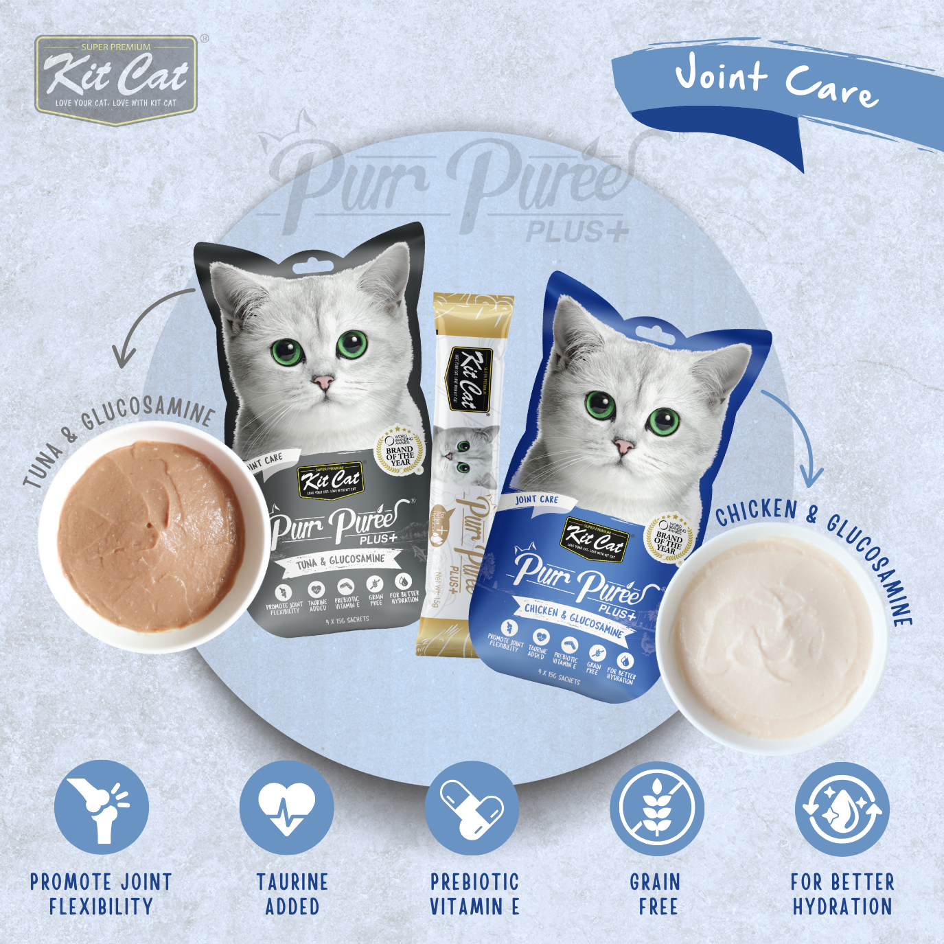 Purr Puree Plus+ (4 x 15g)