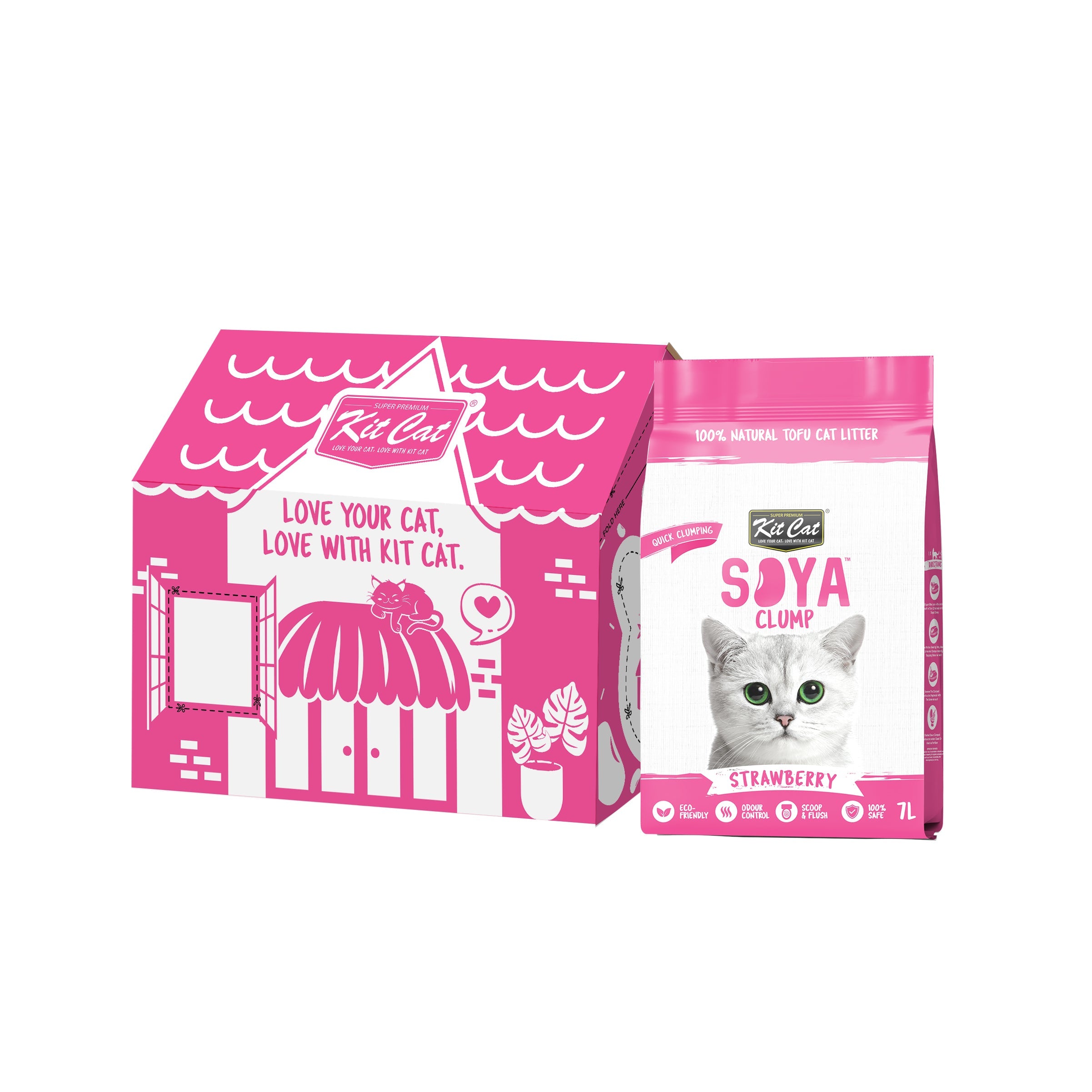 Kit Cat Soya Clump Cat Litter Bulk Deal (7L x 6)