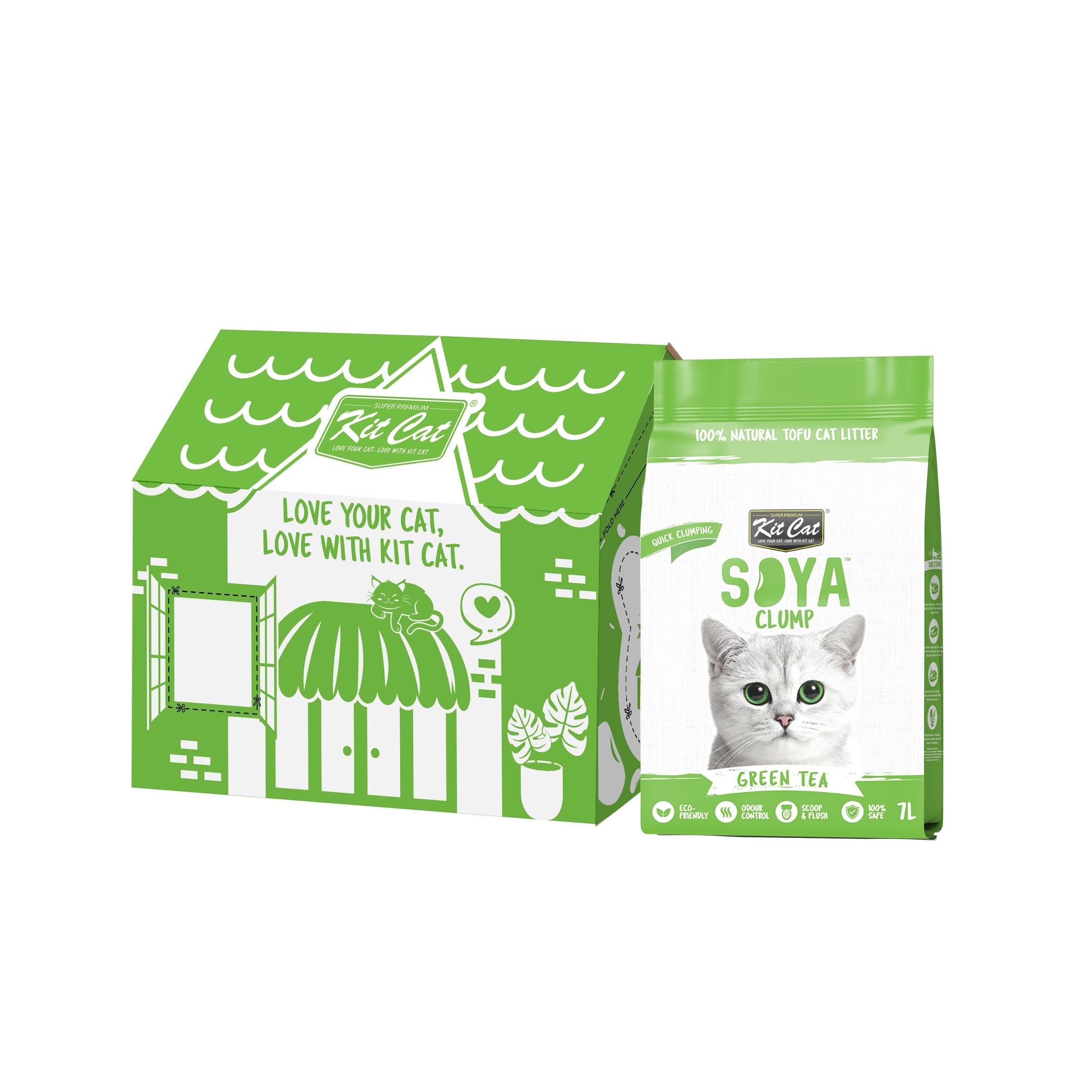 Kit Cat Soya Clump Cat Litter Bulk Deal (7L x 6)