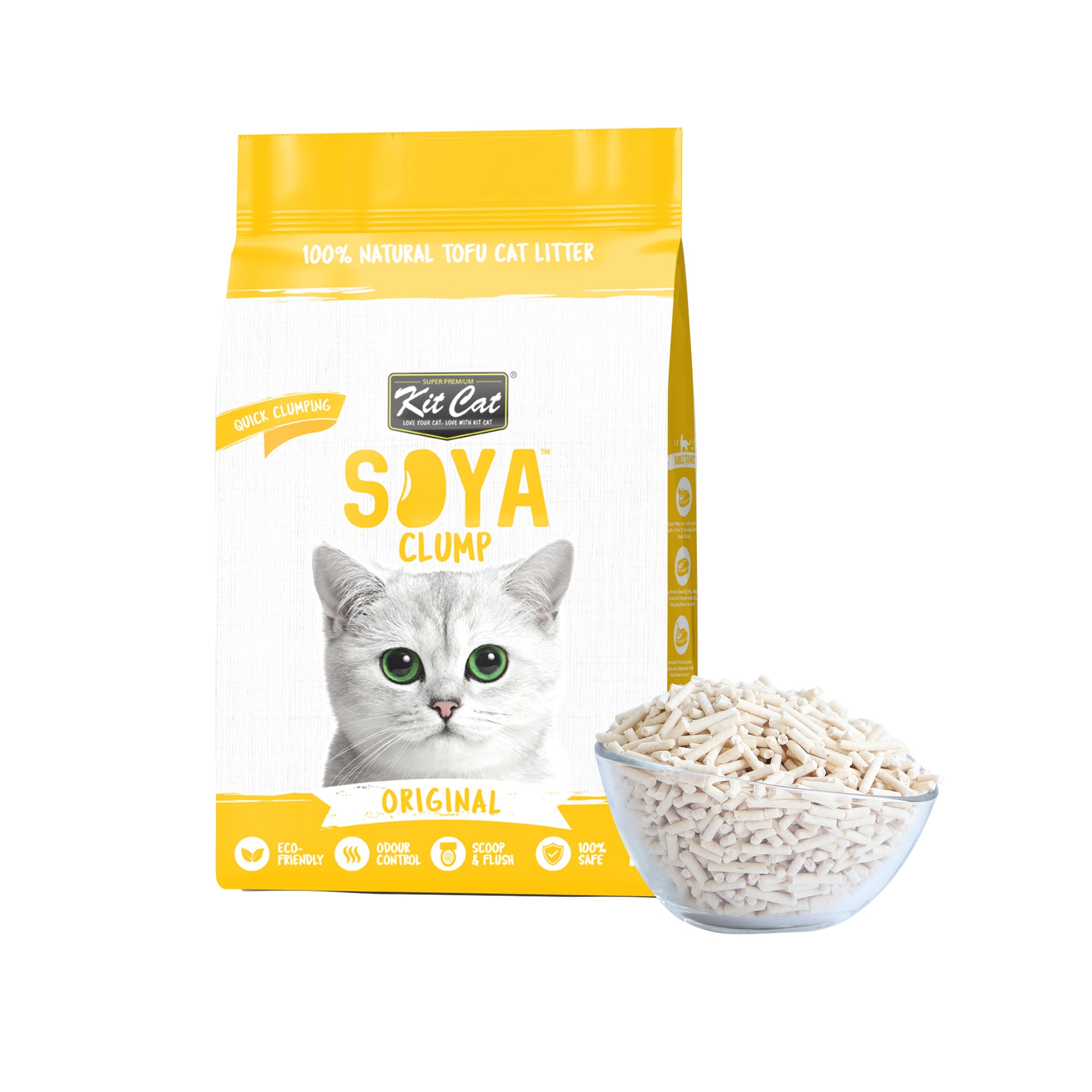 Kit Cat Soya Clump Cat Litter Bulk Deal (7L x 6)