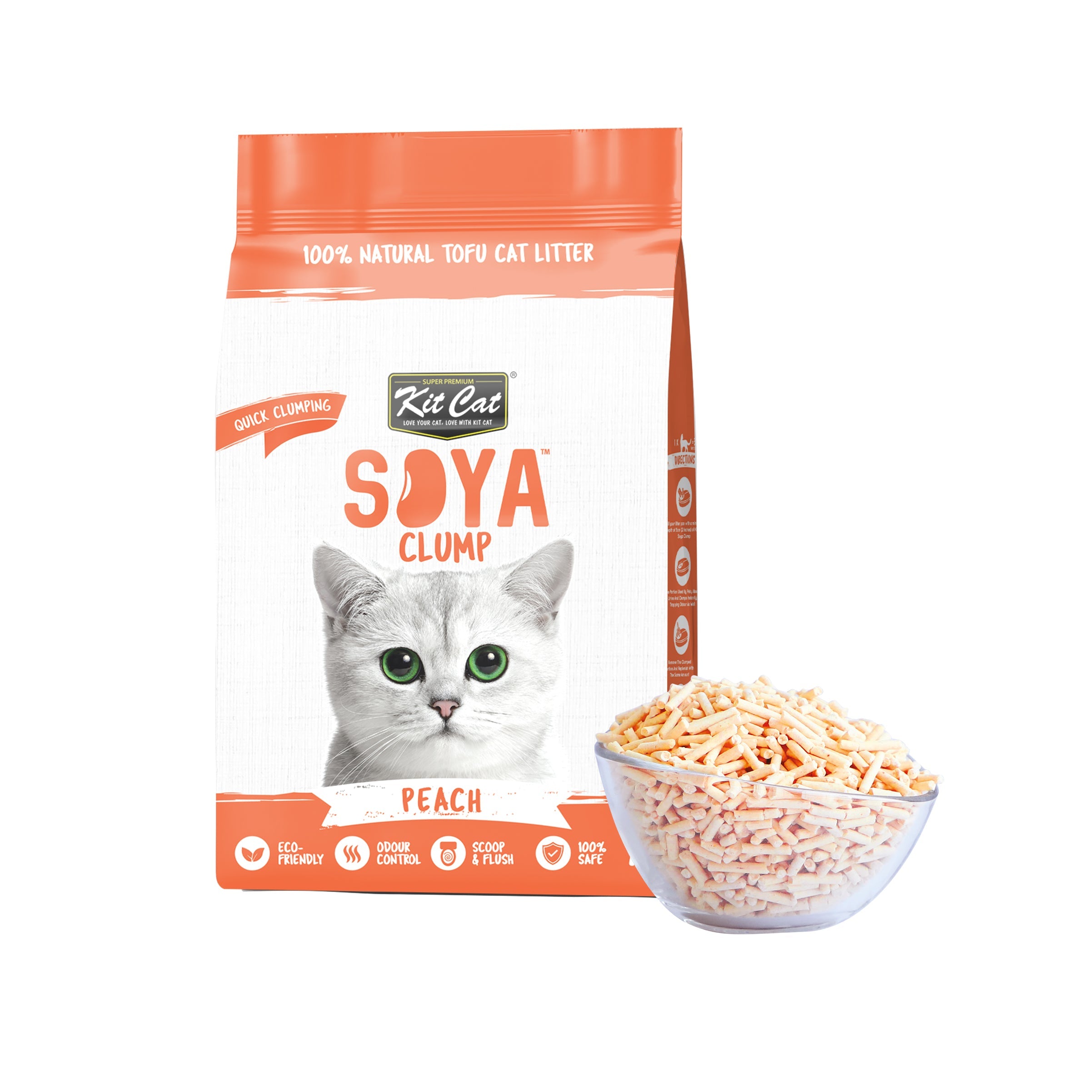 Kit Cat Soya Clump Cat Litter Bulk Deal (7L x 6)