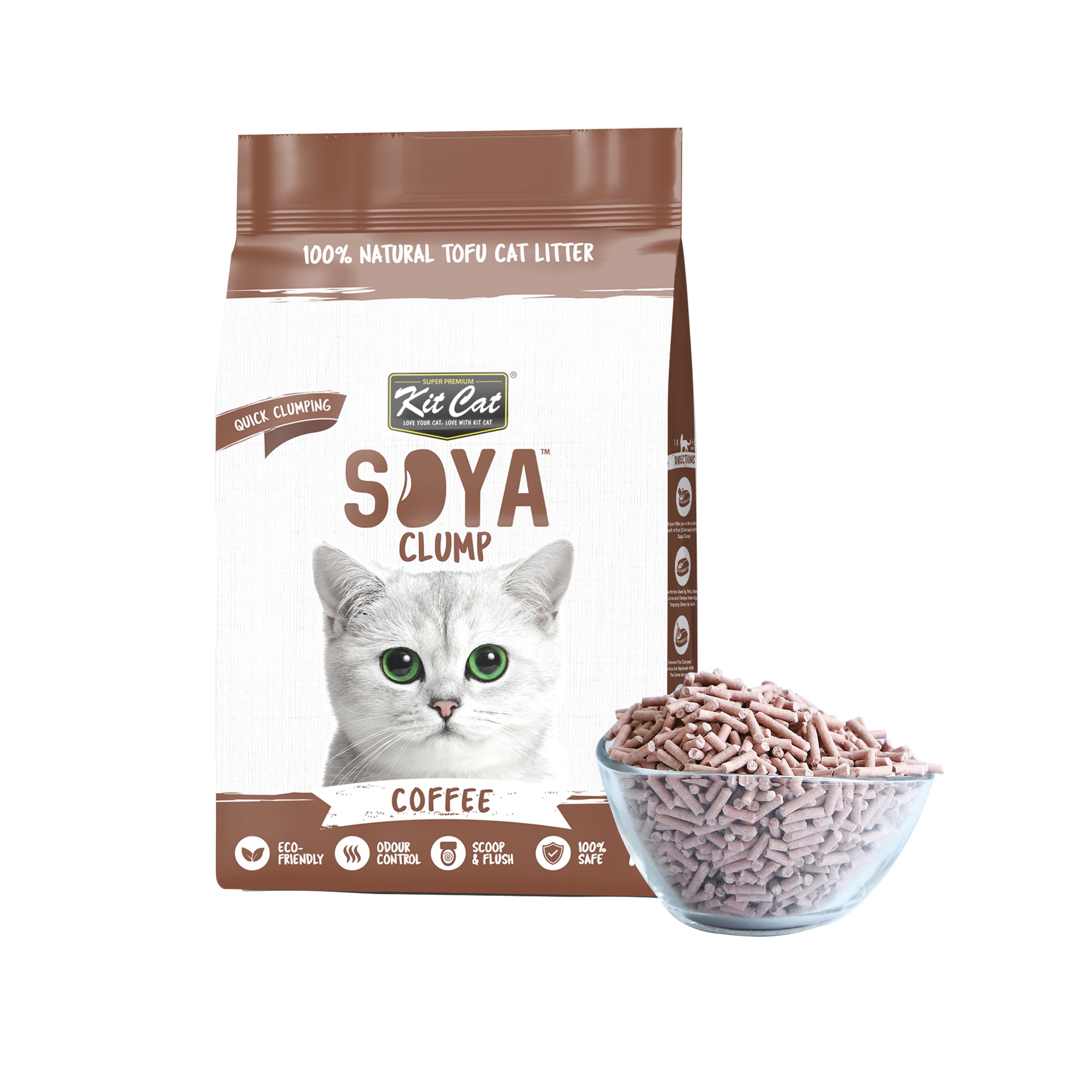 Kit Cat Soya Clump Cat Litter Bulk Deal (7L x 6)