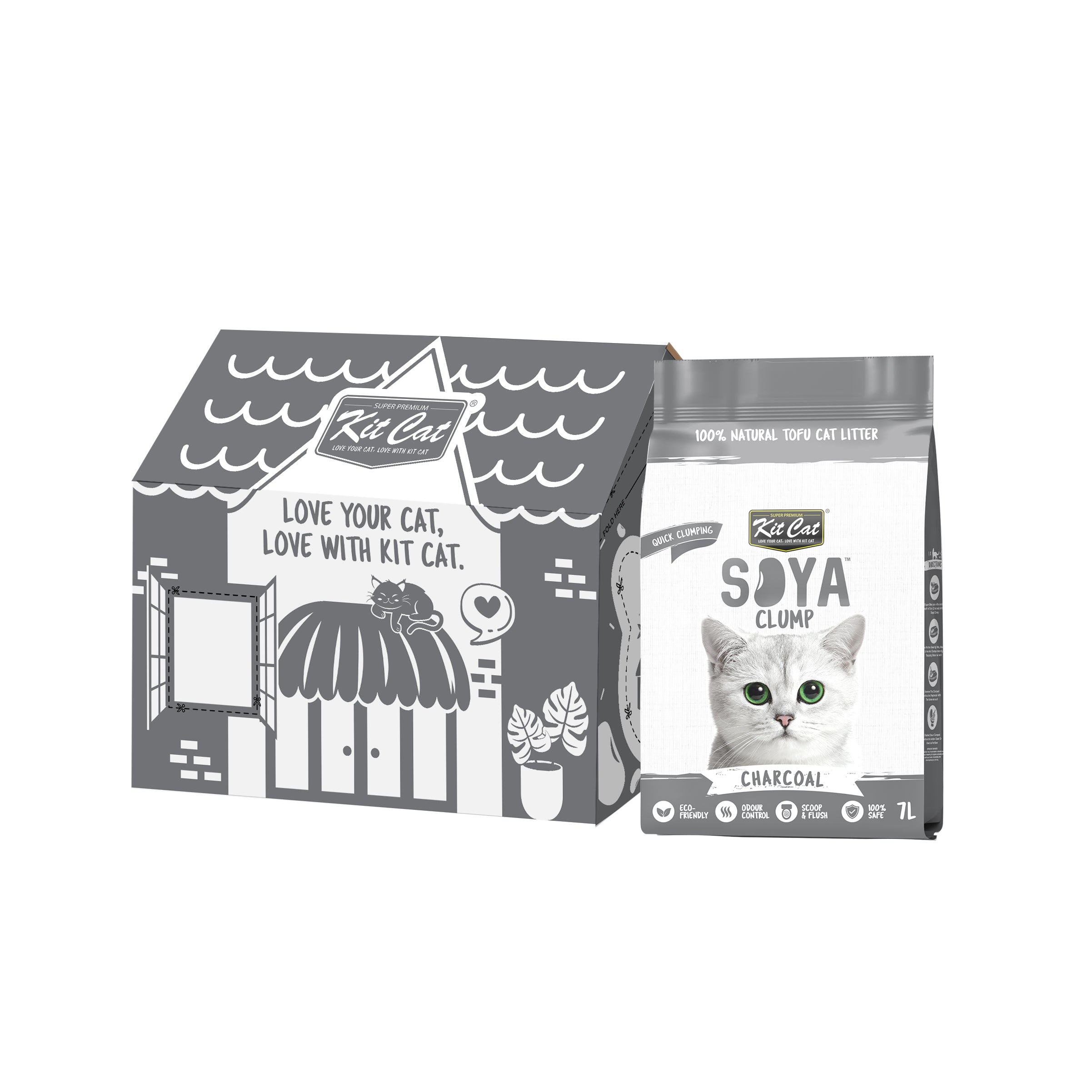 Kit Cat Soya Clump Cat Litter Bulk Deal (7L x 6)