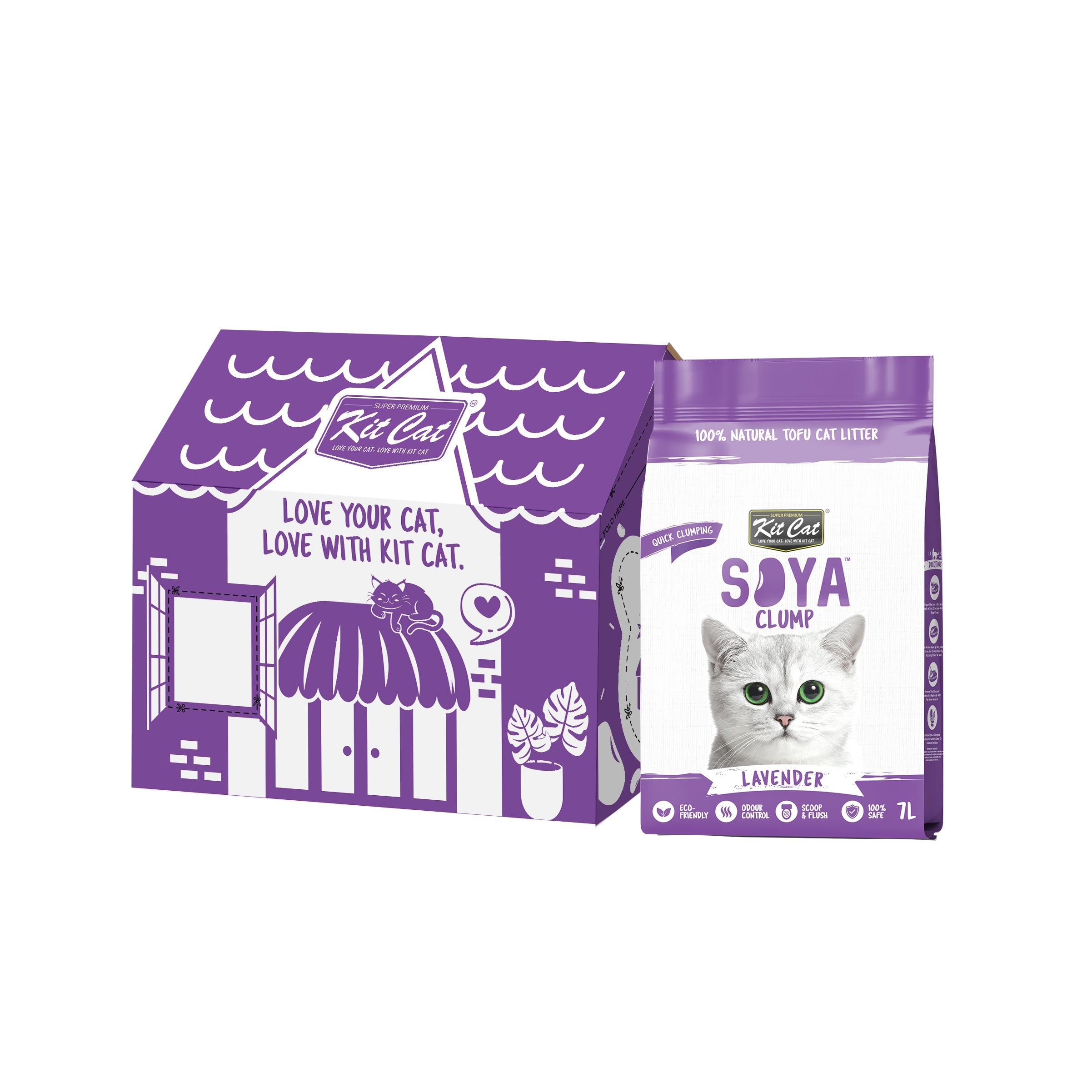 Kit Cat Soya Clump Cat Litter Bulk Deal (7L x 6)