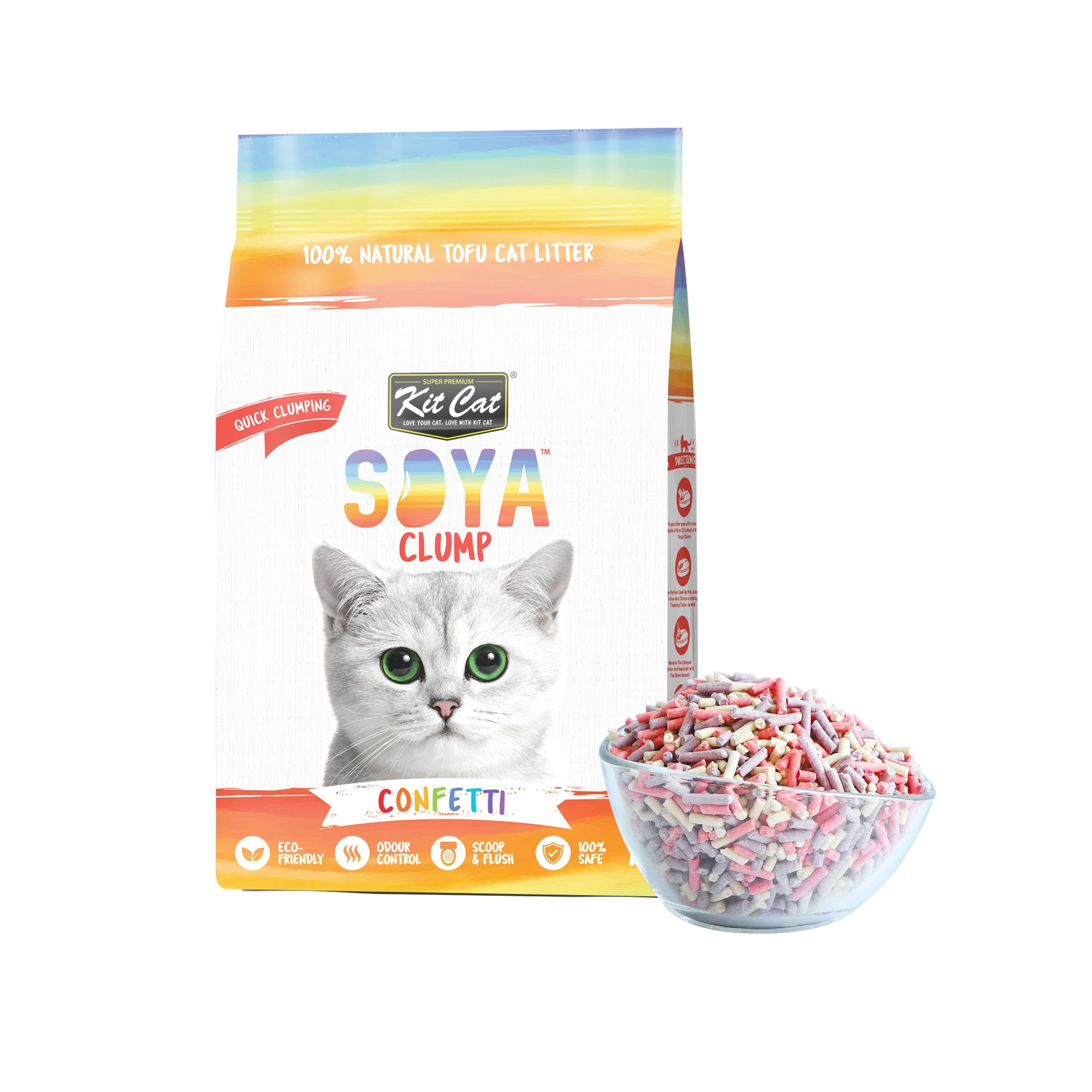 Kit Cat Soya Clump Cat Litter Bulk Deal (7L x 6)