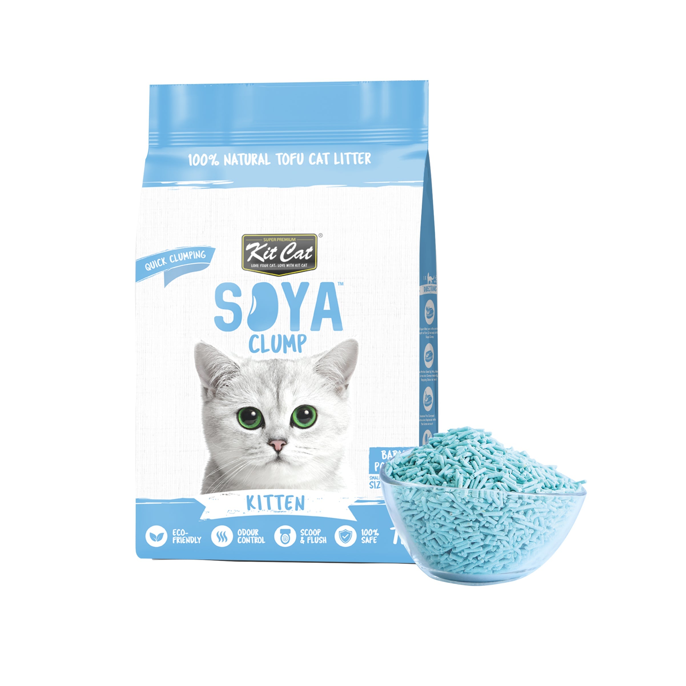 Kit Cat Soya Clump Cat Litter Bulk Deal (7L x 6)