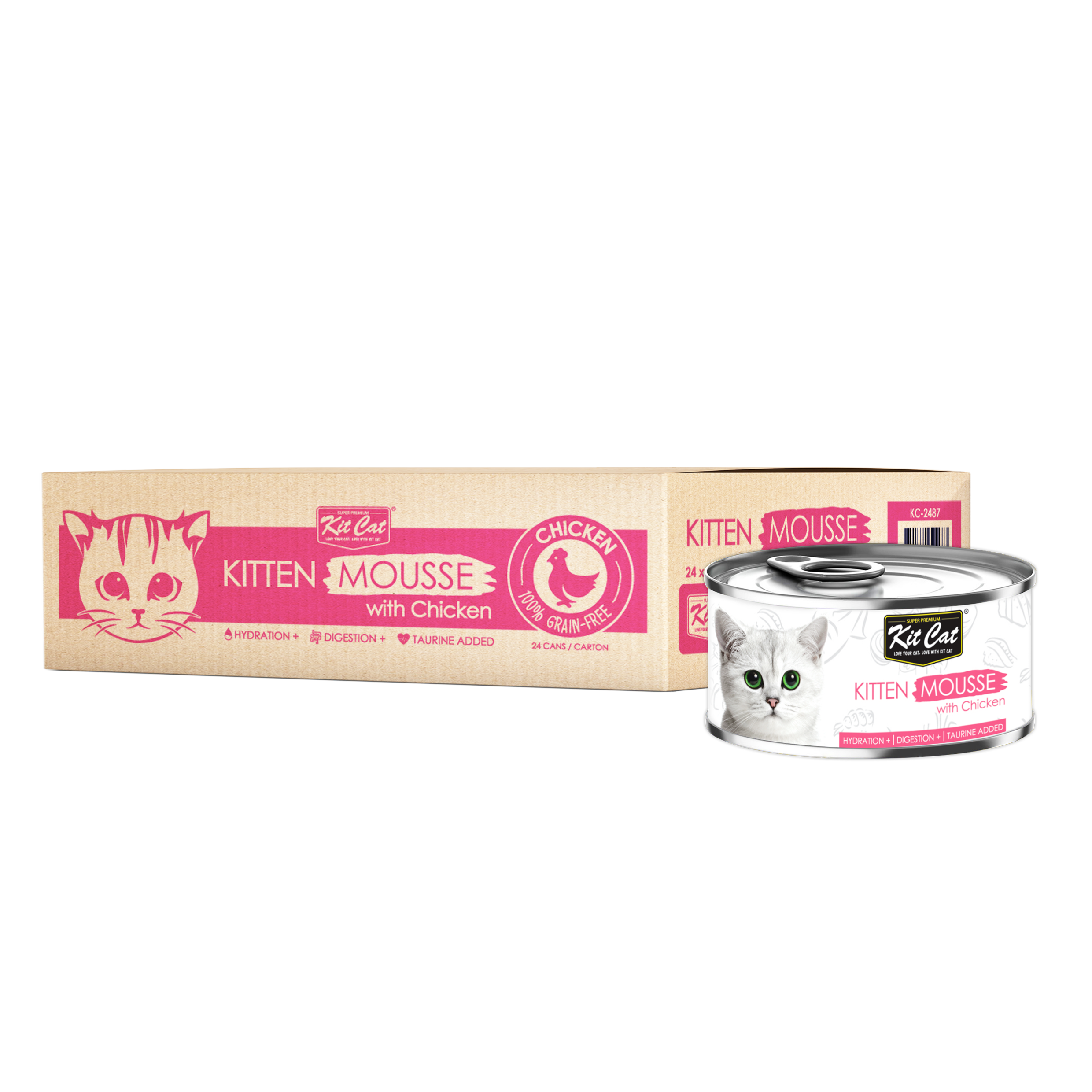 Kit Cat Mousse Bulk Deal (80g x 24 tins)