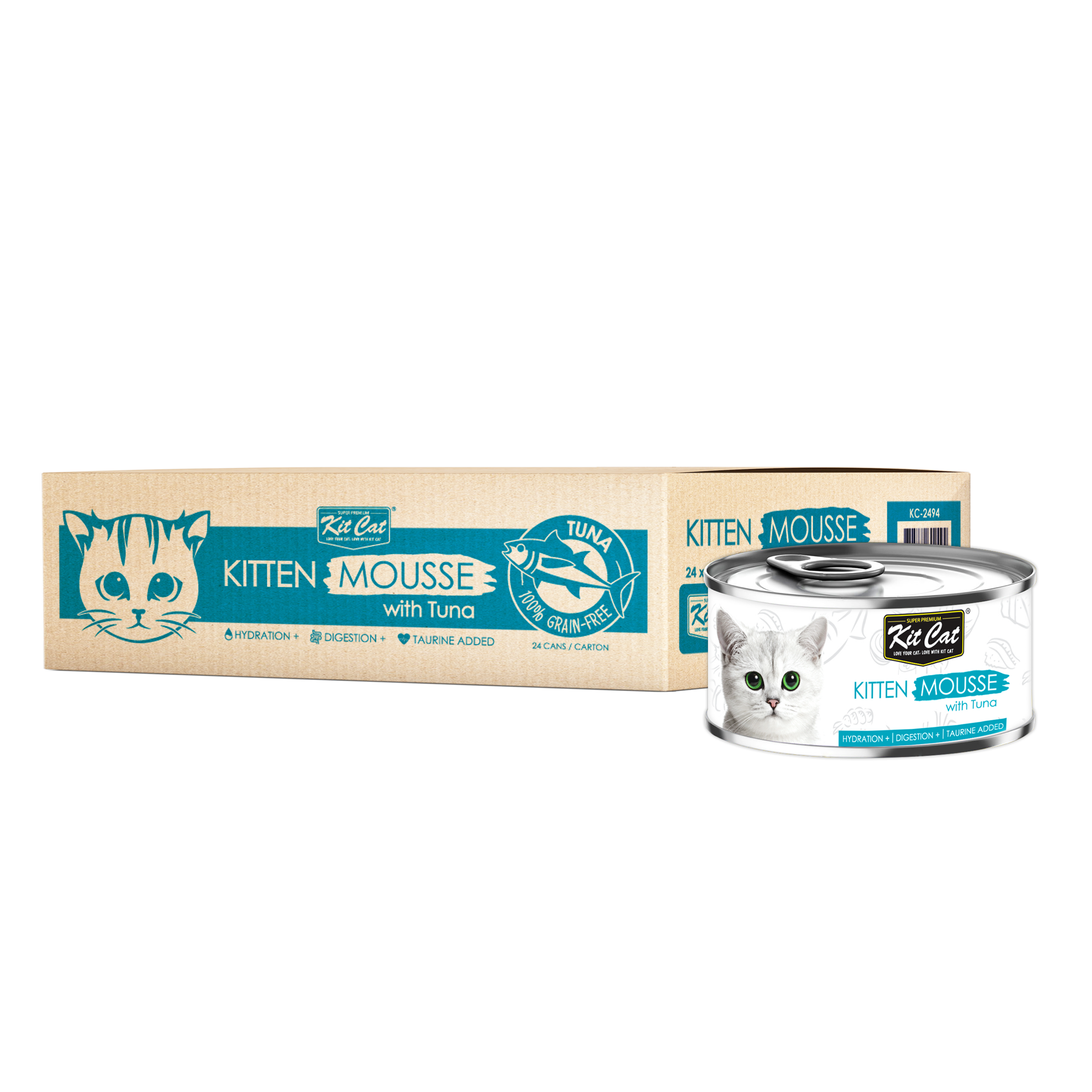 Kit Cat Mousse Bulk Deal (80g x 24 tins)