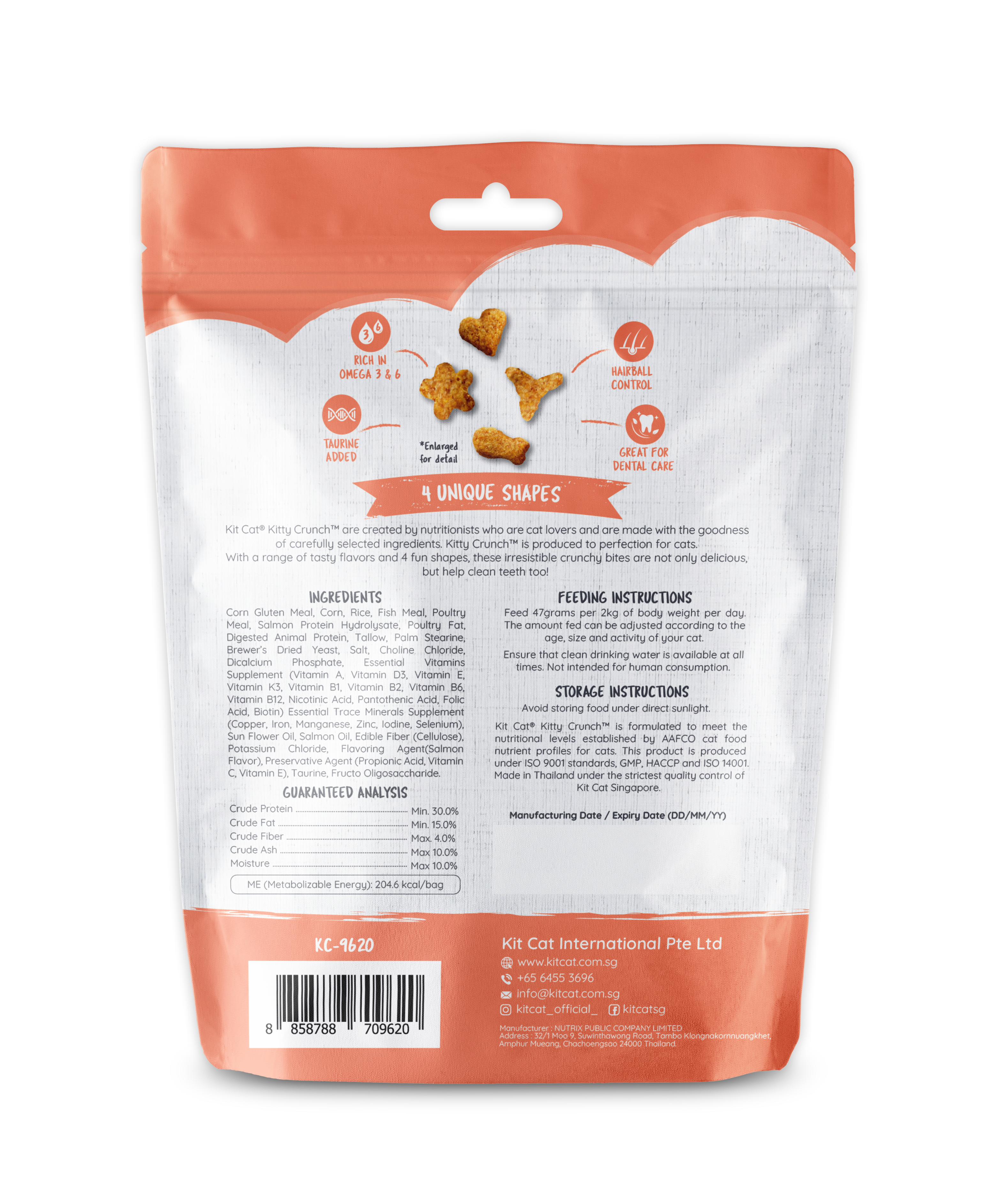 Kit Cat Kitty Crunch Bulk Deal (60g x 12 packs)
