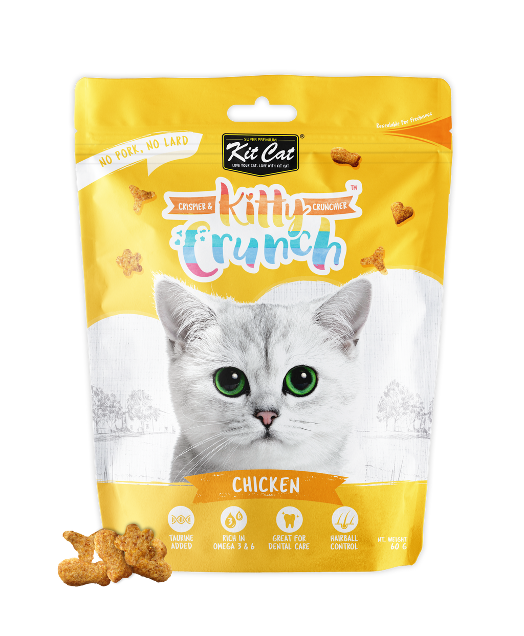 Kit Cat Kitty Crunch Bulk Deal (60g x 12 packs)