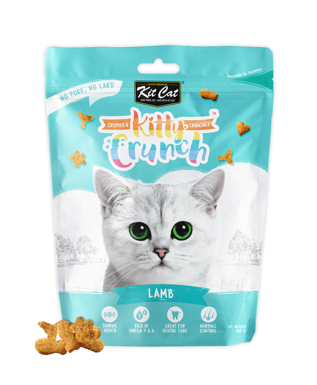 Kit Cat Kitty Crunch Bulk Deal (60g x 12 packs)