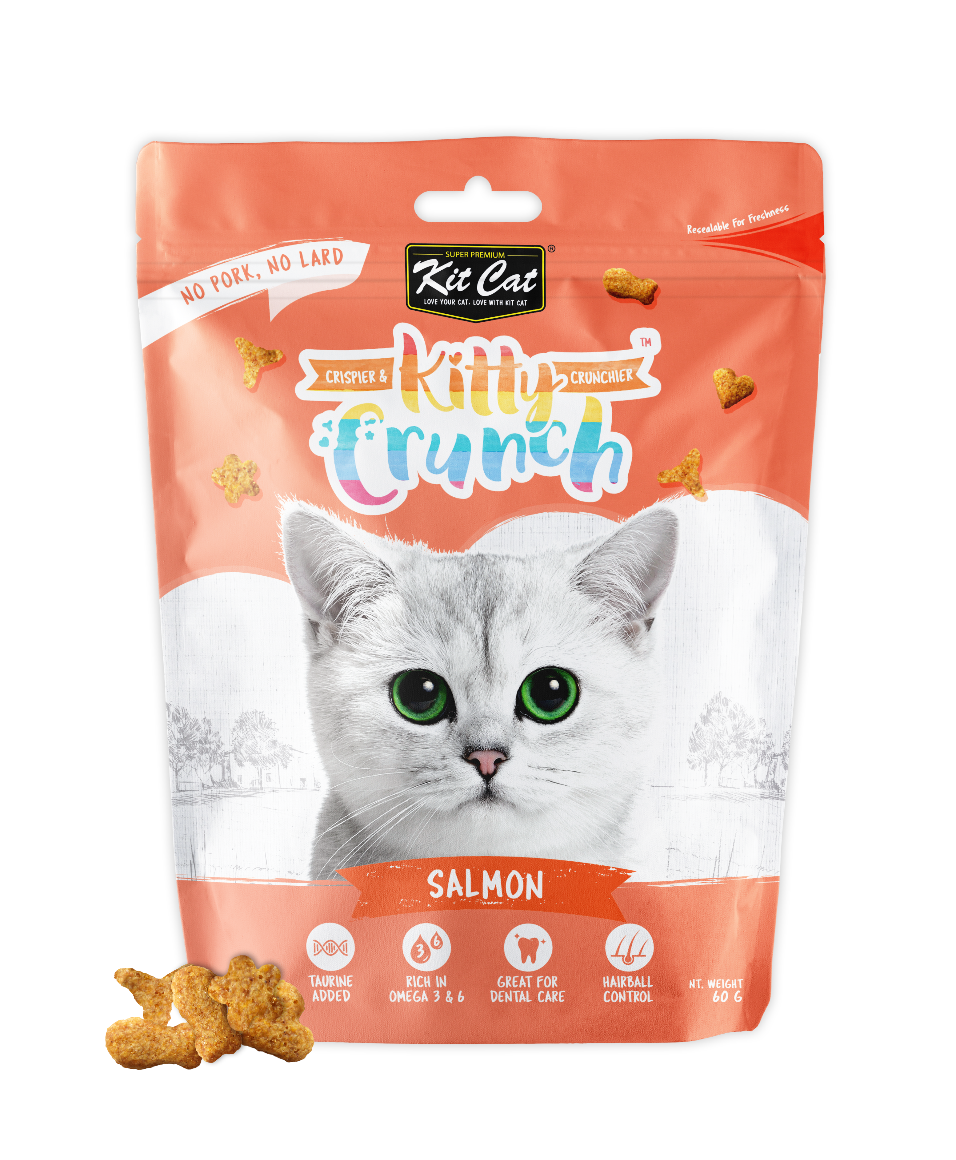 Kit Cat Kitty Crunch Bulk Deal (60g x 12 packs)