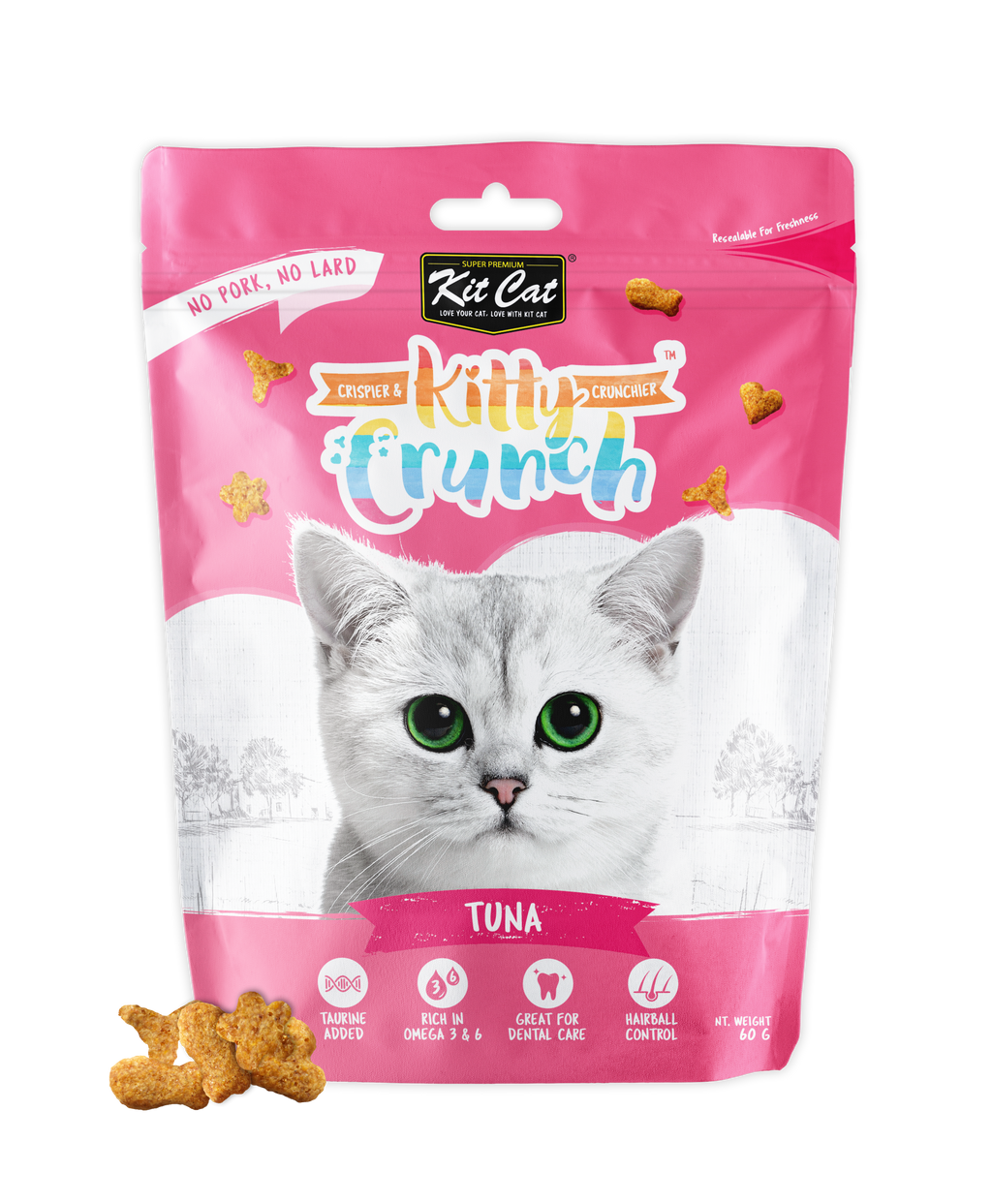 Kit Cat Kitty Crunch Bulk Deal (60g x 12 packs)