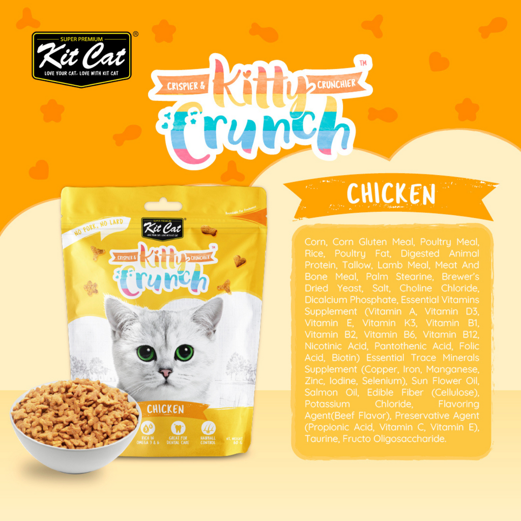 Kit Cat Kitty Crunch Bulk Deal (60g x 12 packs)