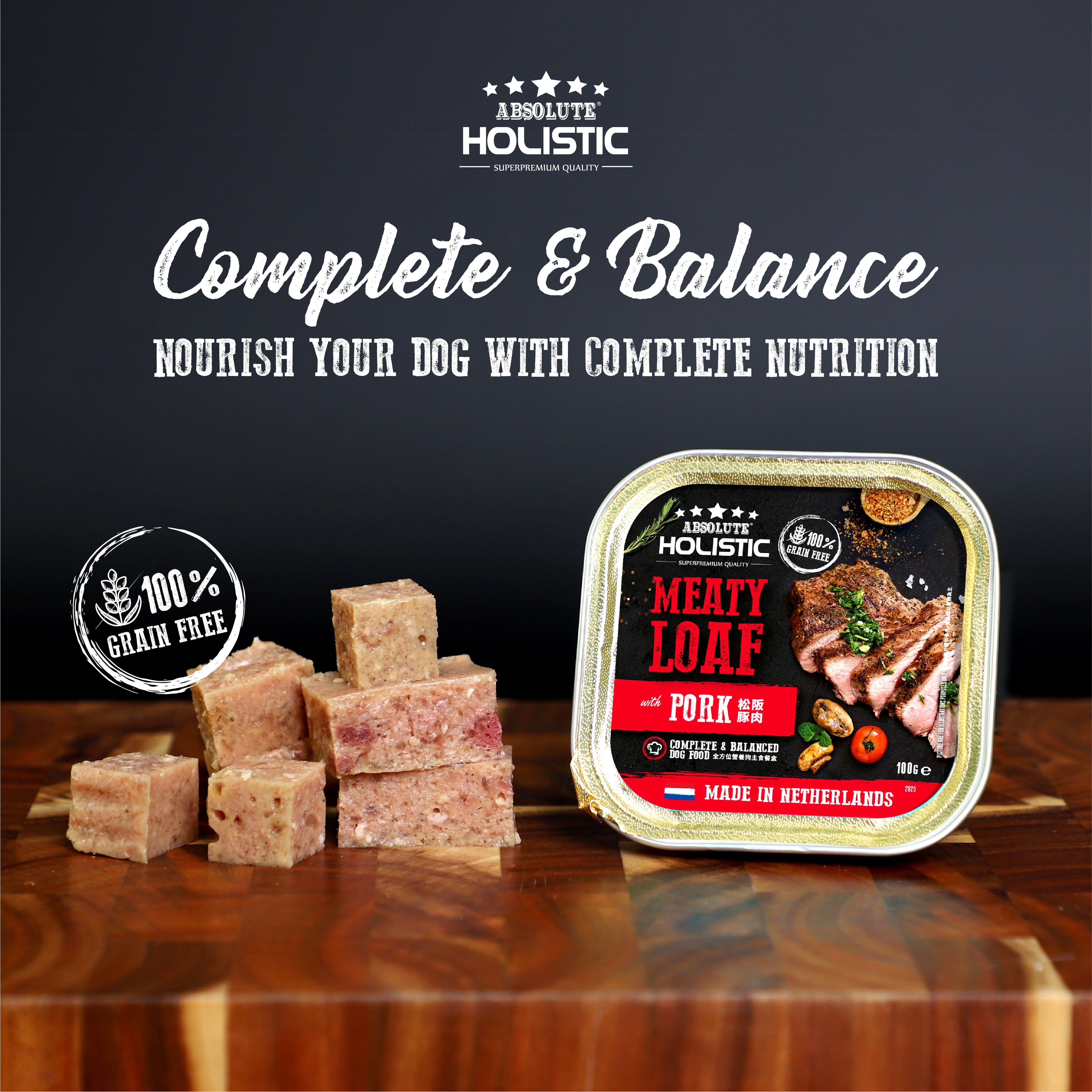Absolute Holistic Meaty Loaf for Dogs - Bulk Deal