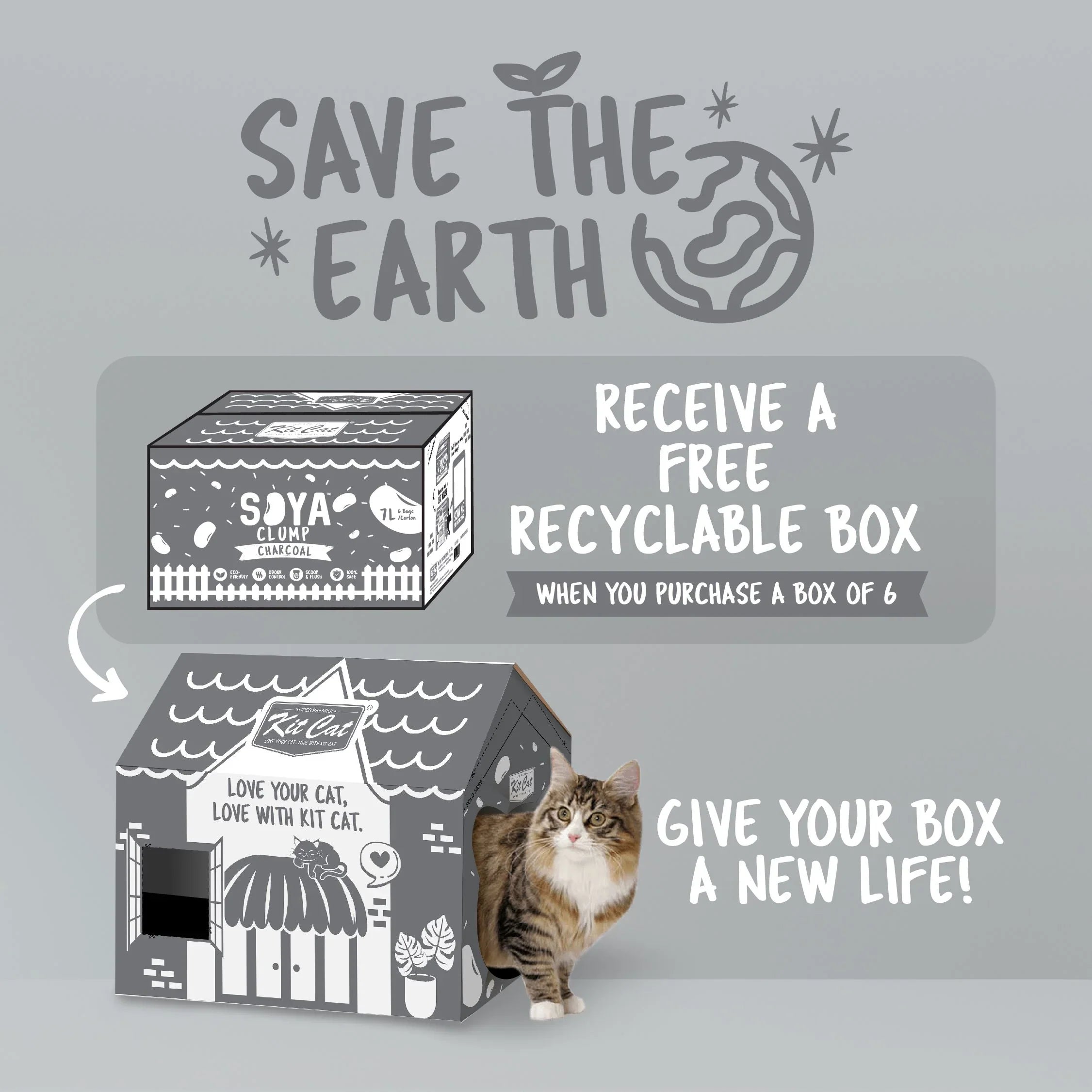 Kit Cat Soya Clump Cat Litter Bulk Deal (7L x 6)