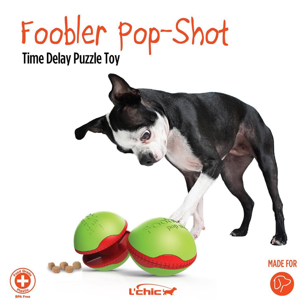L'Chic Foobler Pop Shot Green & Red