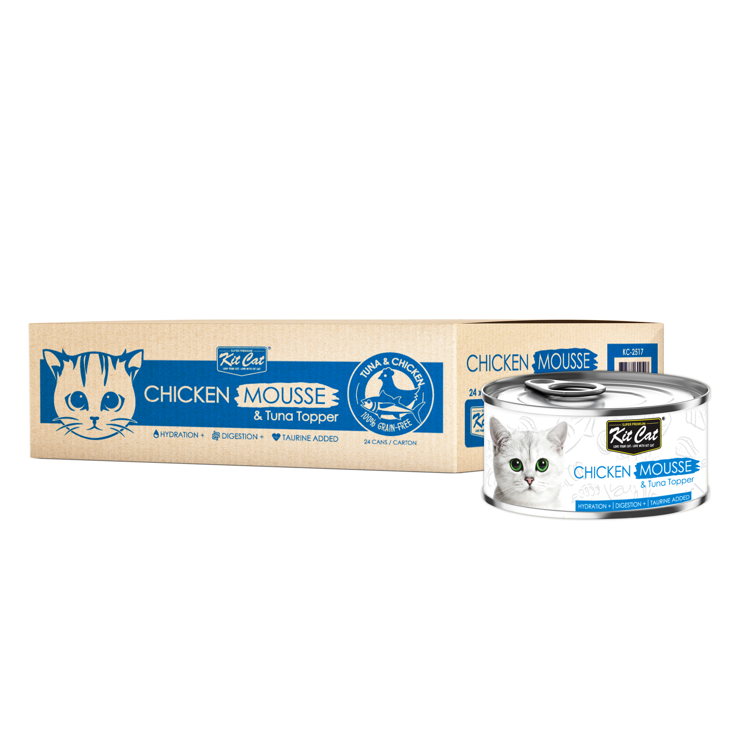 Kit Cat Mousse Bulk Deal (80g x 24 tins)