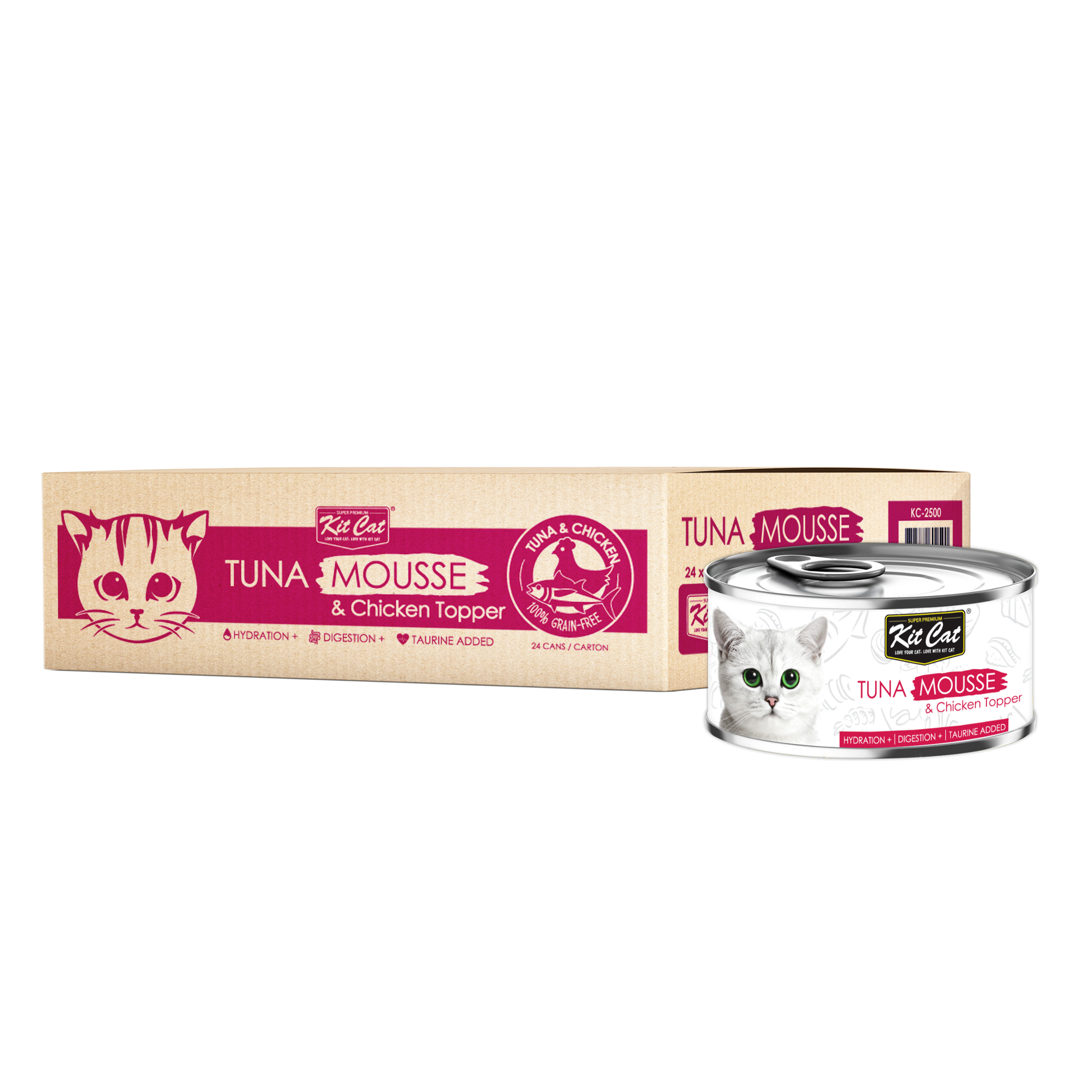 Kit Cat Mousse Bulk Deal (80g x 24 tins)
