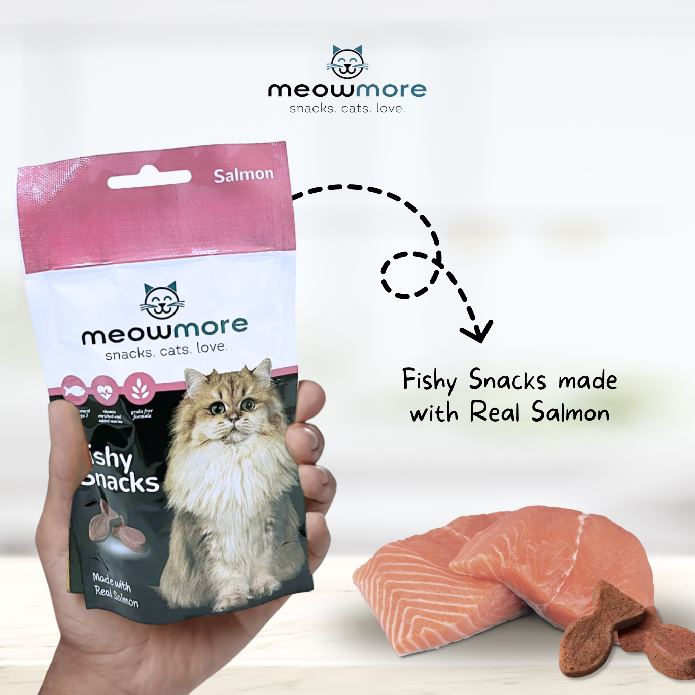Meow More Meaty Snacks