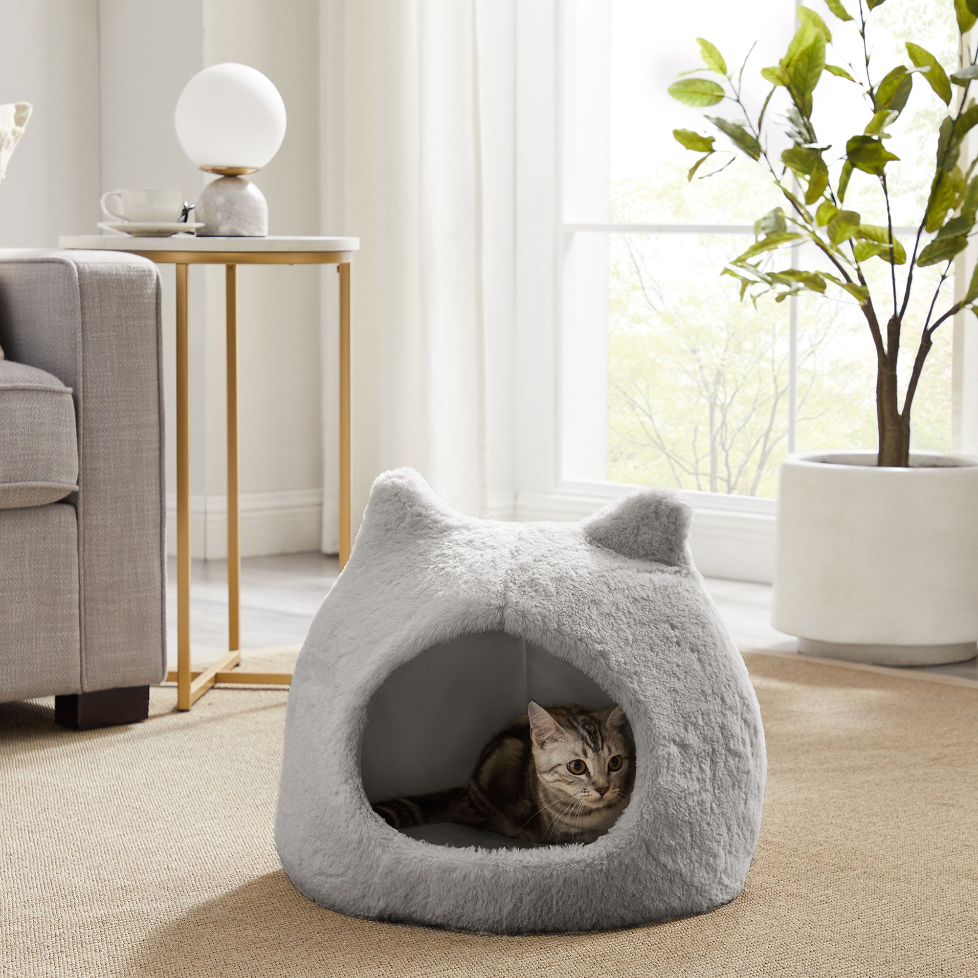 Meow Hut Grey