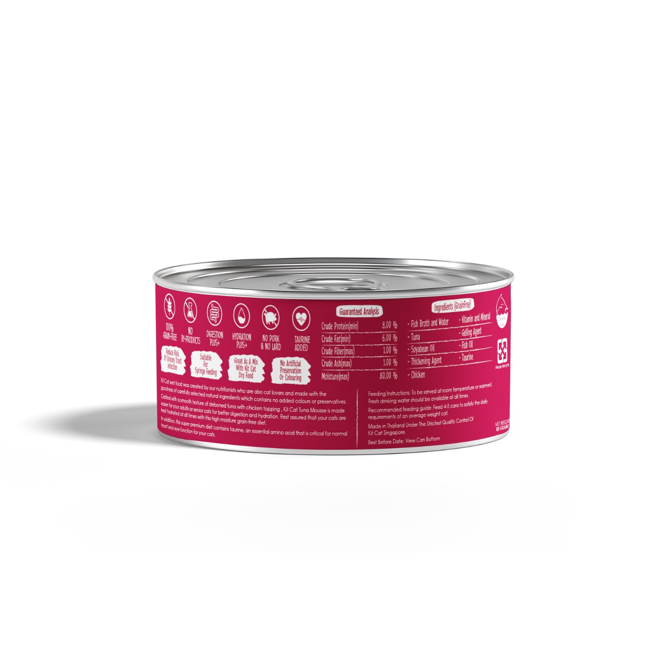 Kit Cat Mousse Bulk Deal (80g x 24 tins)