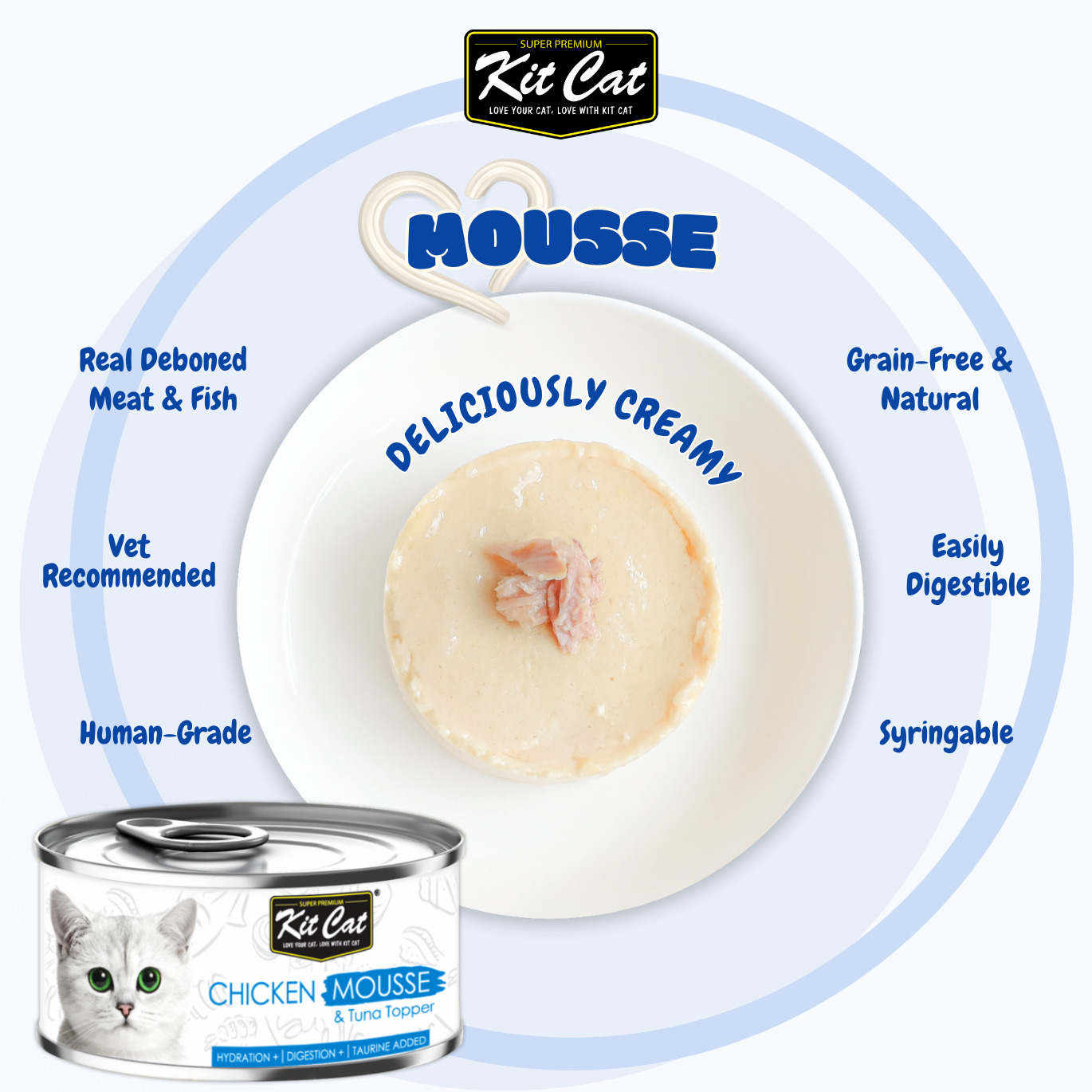 Kit Cat Mousse Bulk Deal (80g x 24 tins)