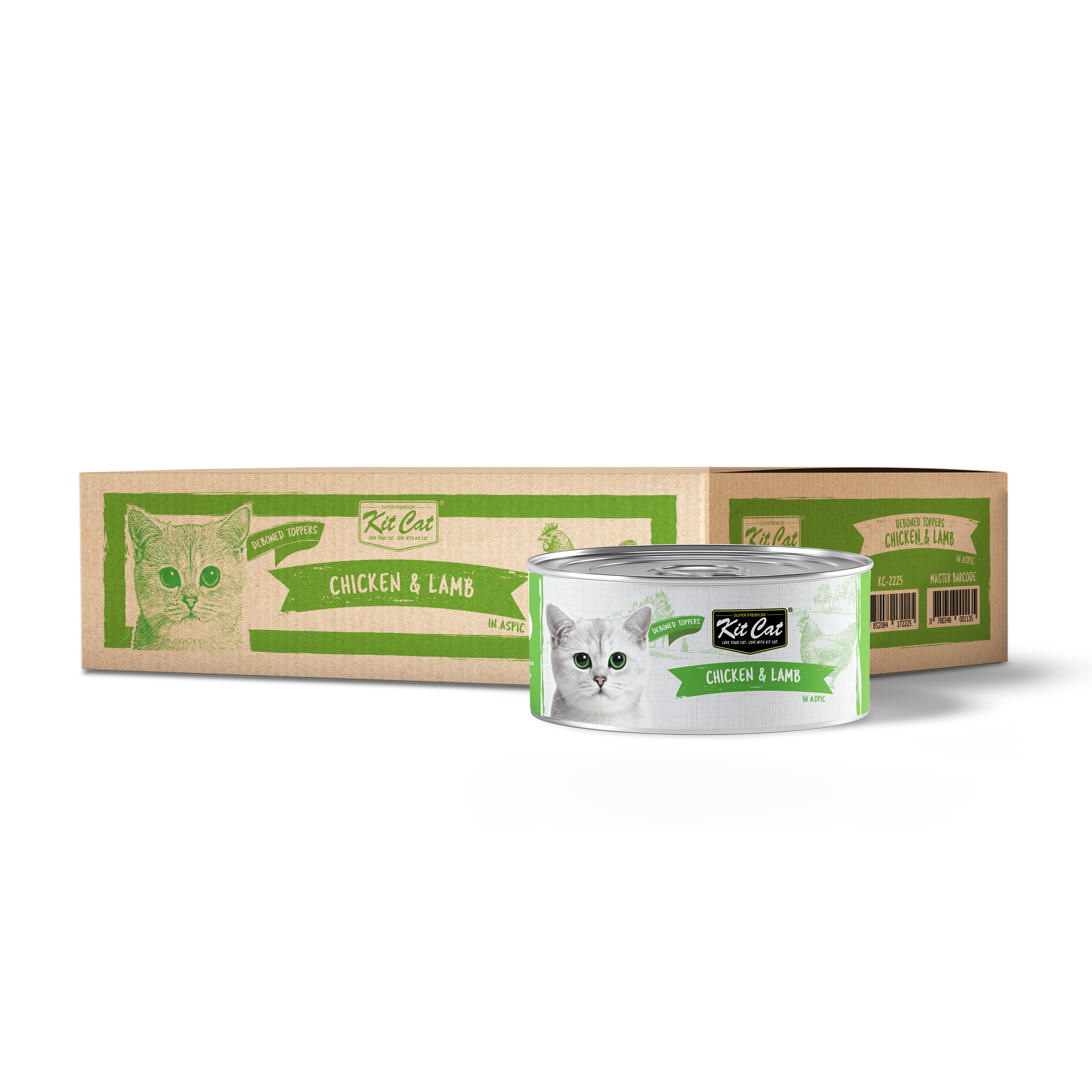 Kit Cat Canned Food Aspic/Toppers Bulk Deal (80g x 24 tins)