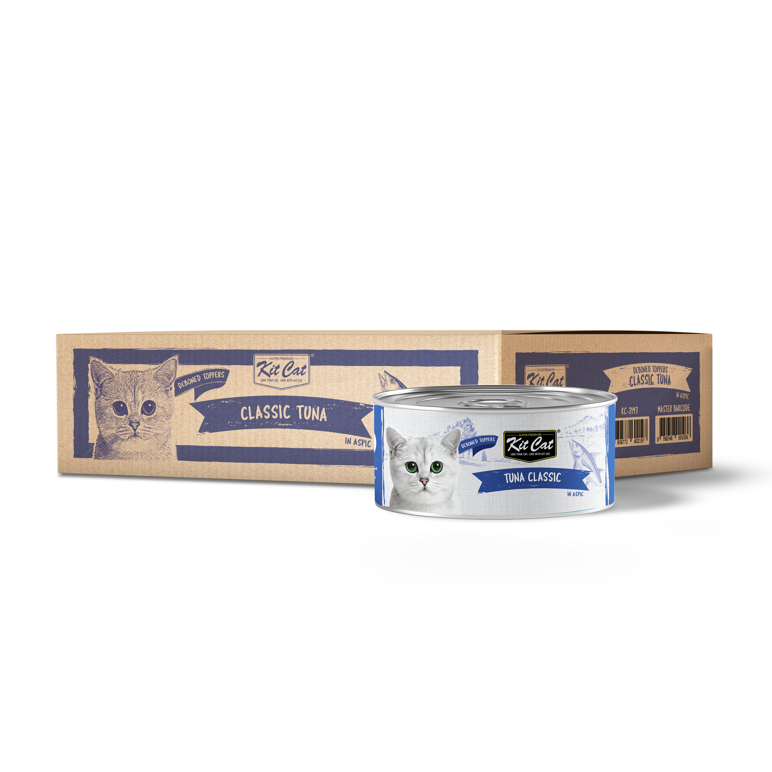 Kit Cat Canned Food Aspic/Toppers Bulk Deal (80g x 24 tins)