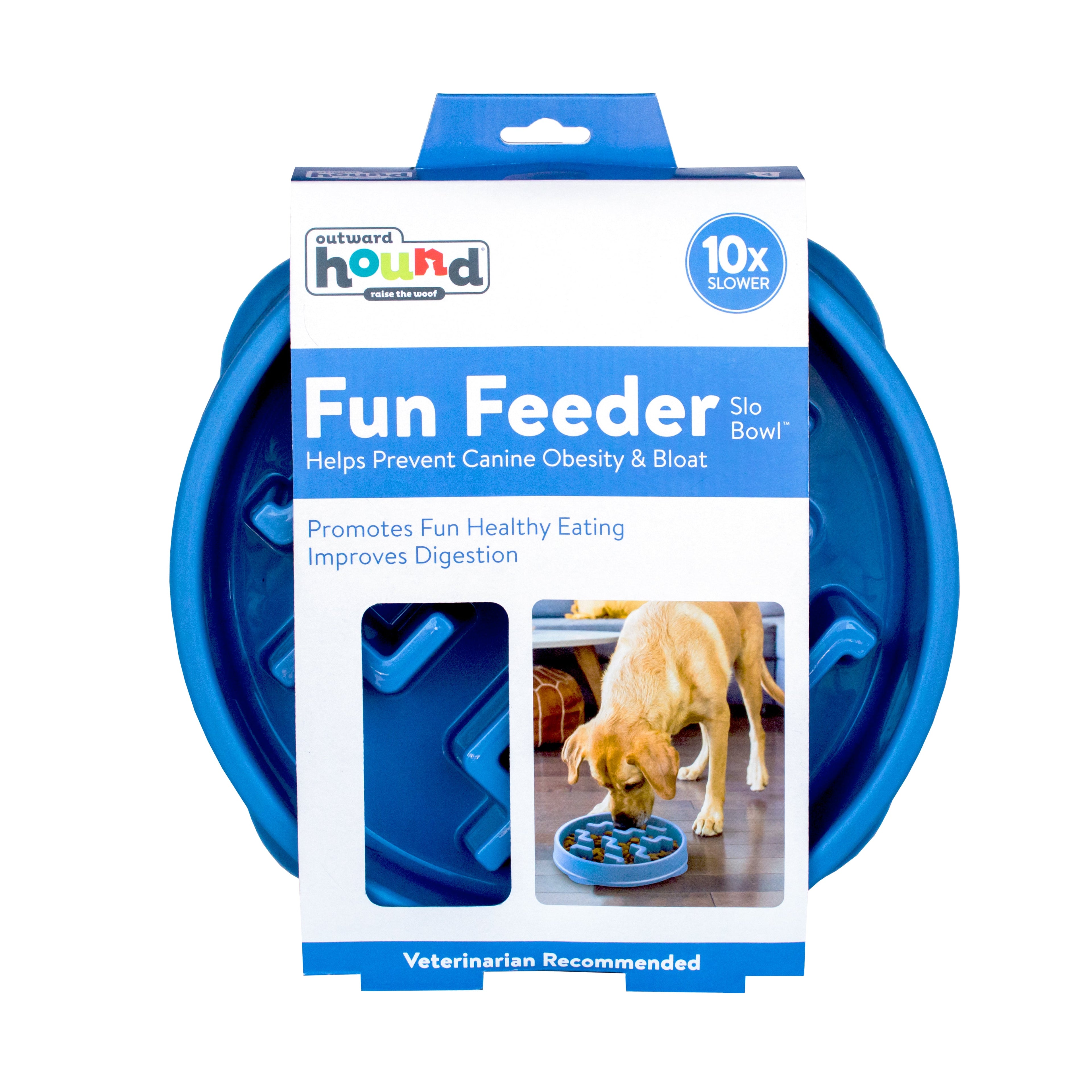 OWH106_Outward Hound_Fun Feeder Notch Blue